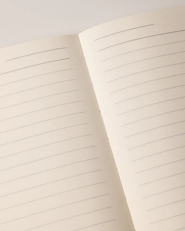 A5 Ruled Notebook - Burgundy - Image 3
