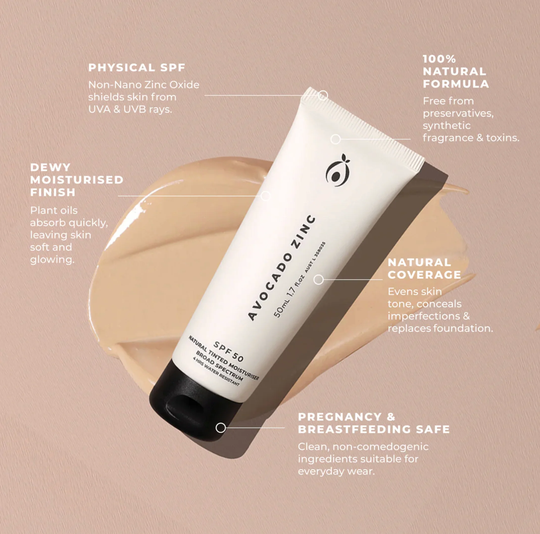 Spf 50 Tinted Moisturiser - Image 6