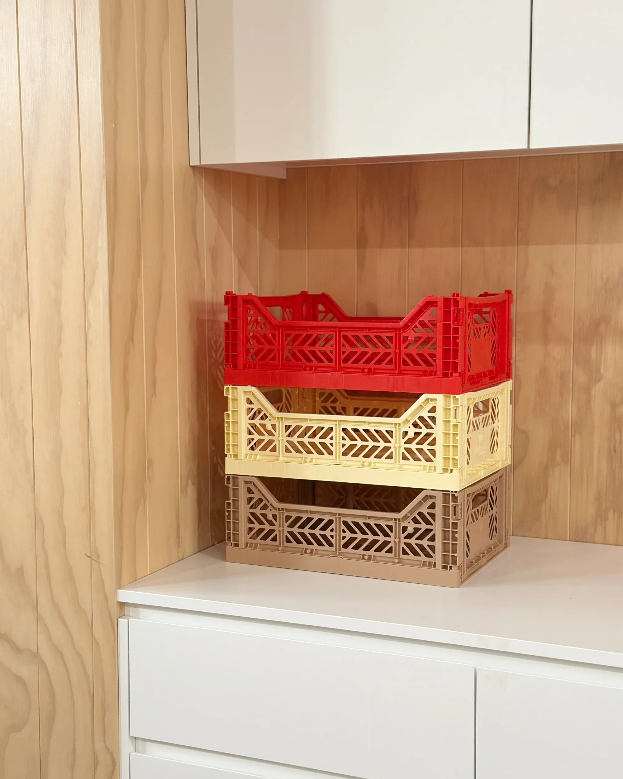 Folding Crates - Red - Image 4