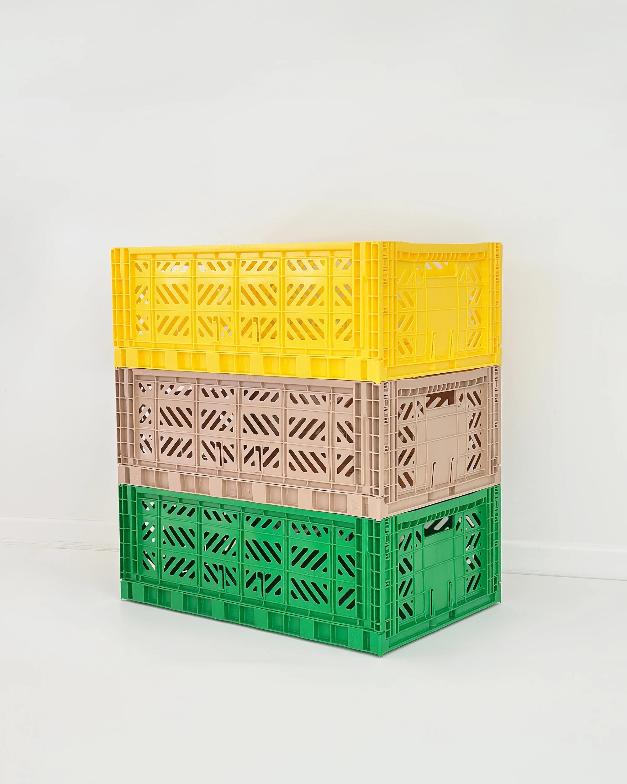 Folding Crates - Yellow - Image 4