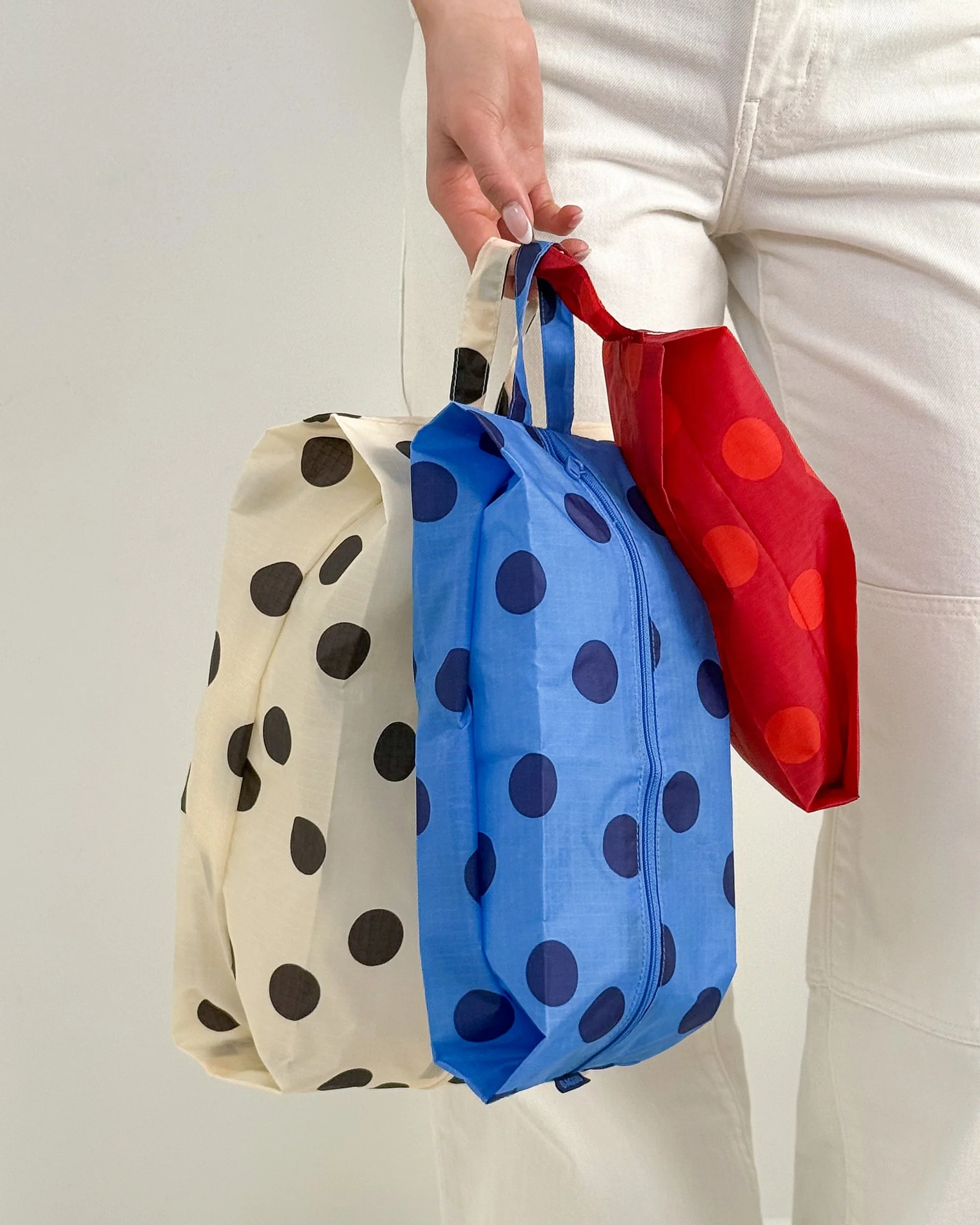 3D Zip Pouch Set - Polka Dot Mix - Image 2
