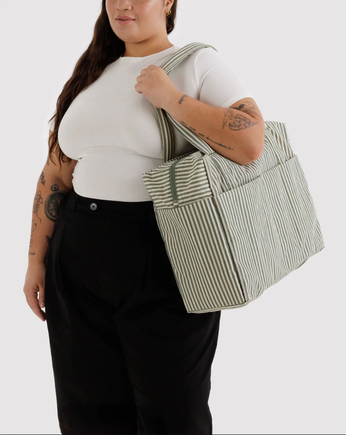 Cloud Carry-On Bags - Sage Stripe - Image 12