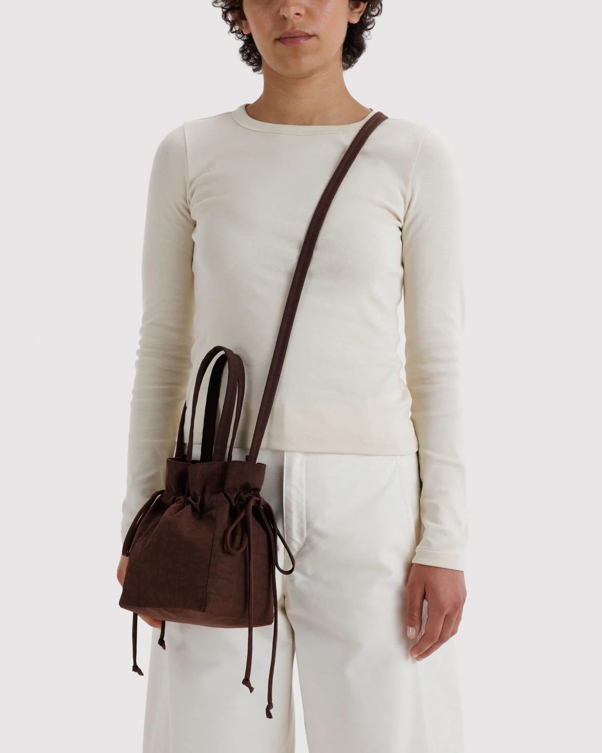 Drawstring Bag - Coffee - Image 3