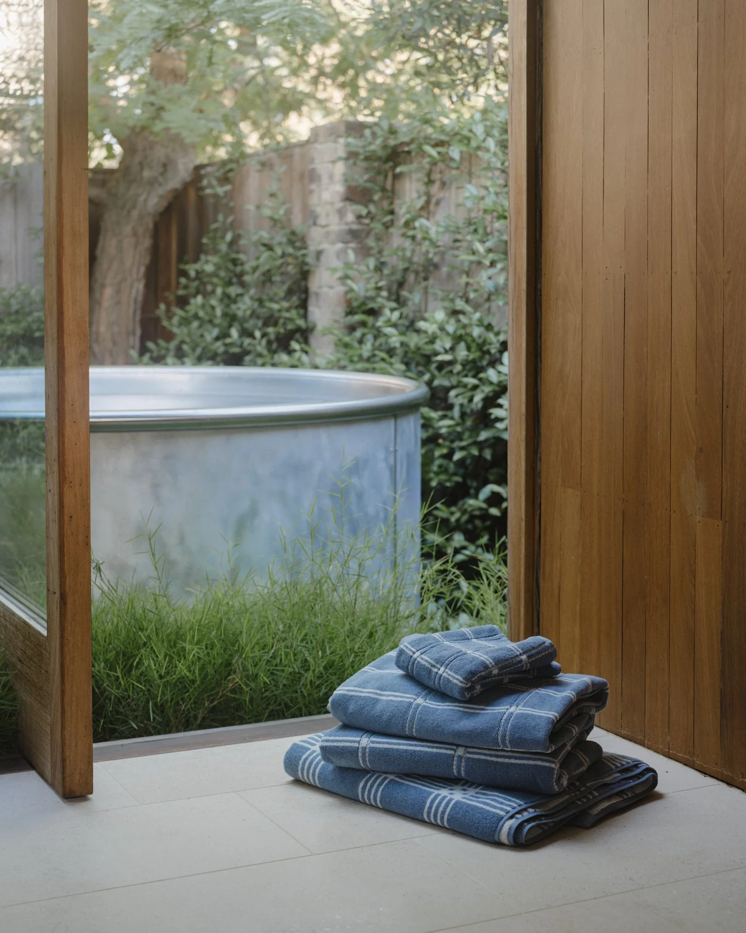 Ness Hand Towel - Celeste - Image 2