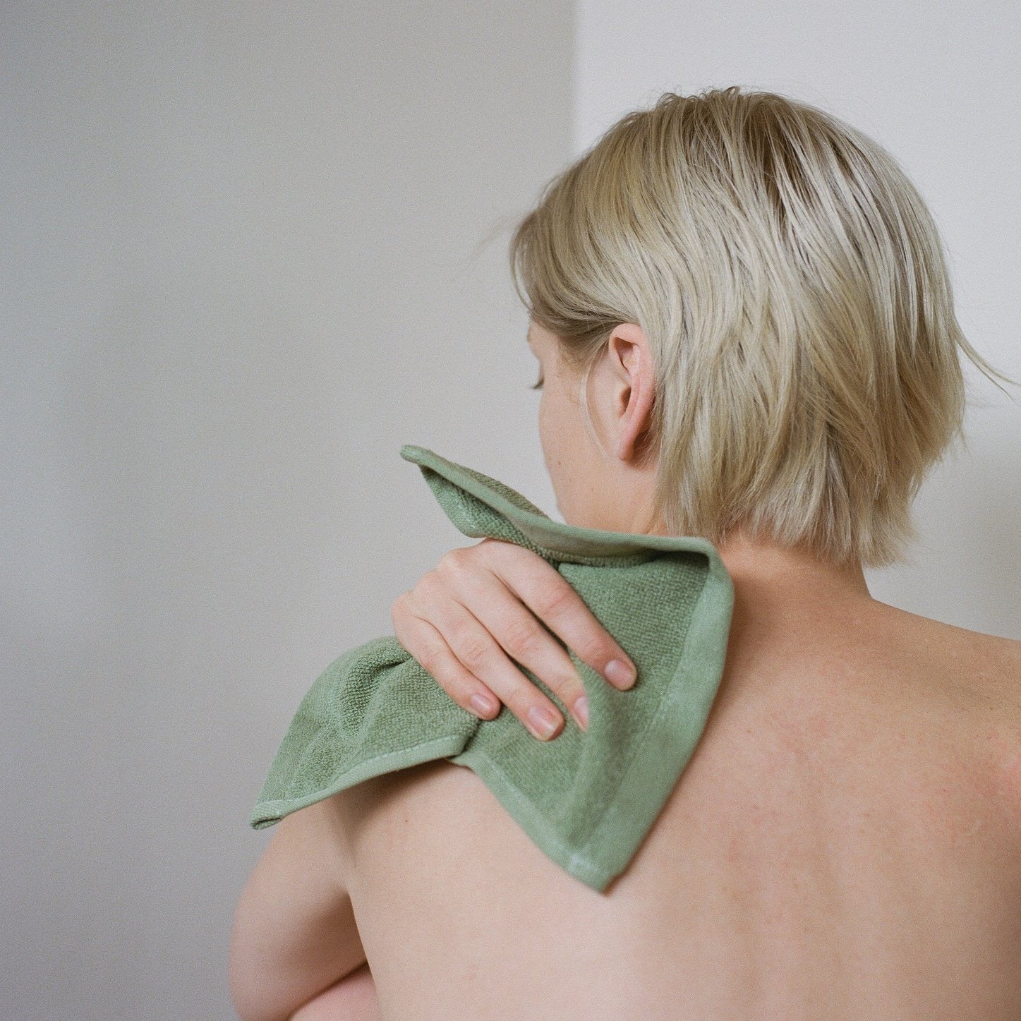 Agnes Face Cloth - Sage - Image 4