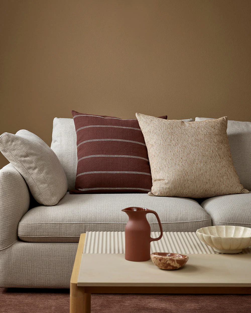 Juno Cushion Cover - Mulberry - Image 2