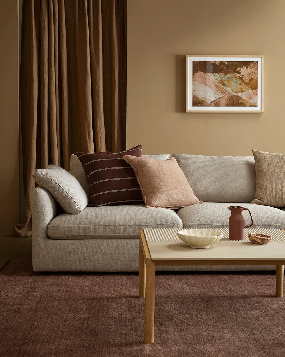 Juno Cushion Cover - Mulberry - Image 3