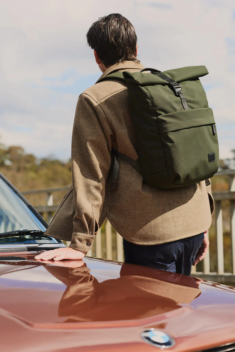 Classic Rolltop Backpack - Black - Image 2