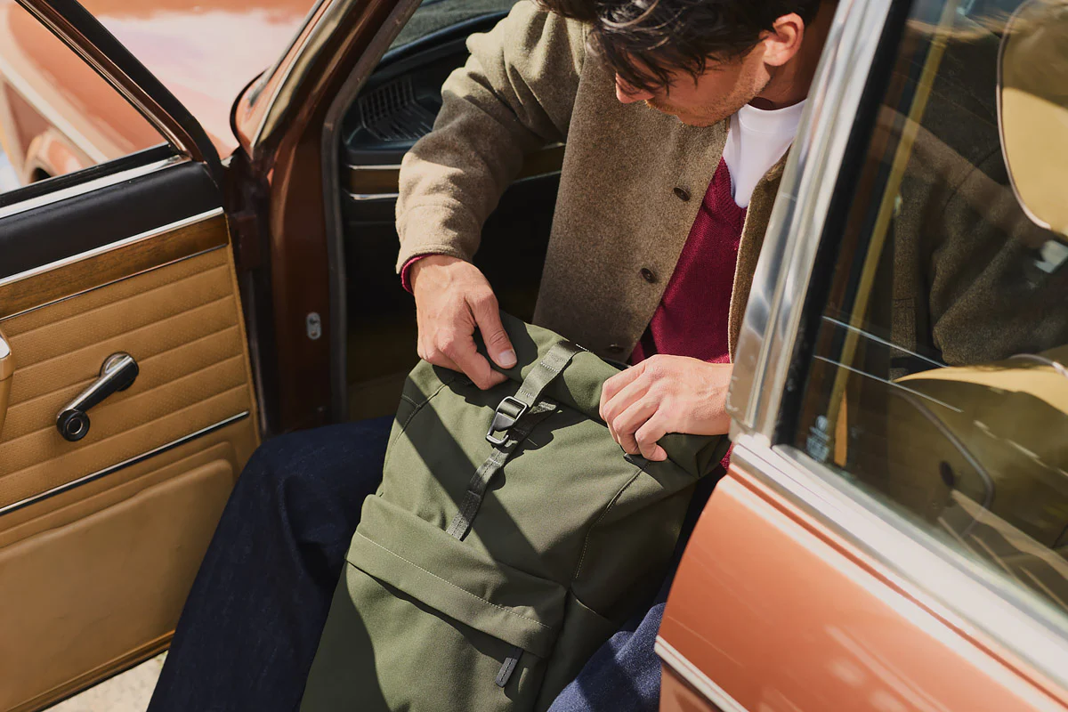 Classic Rolltop Backpack - Black - Image 3