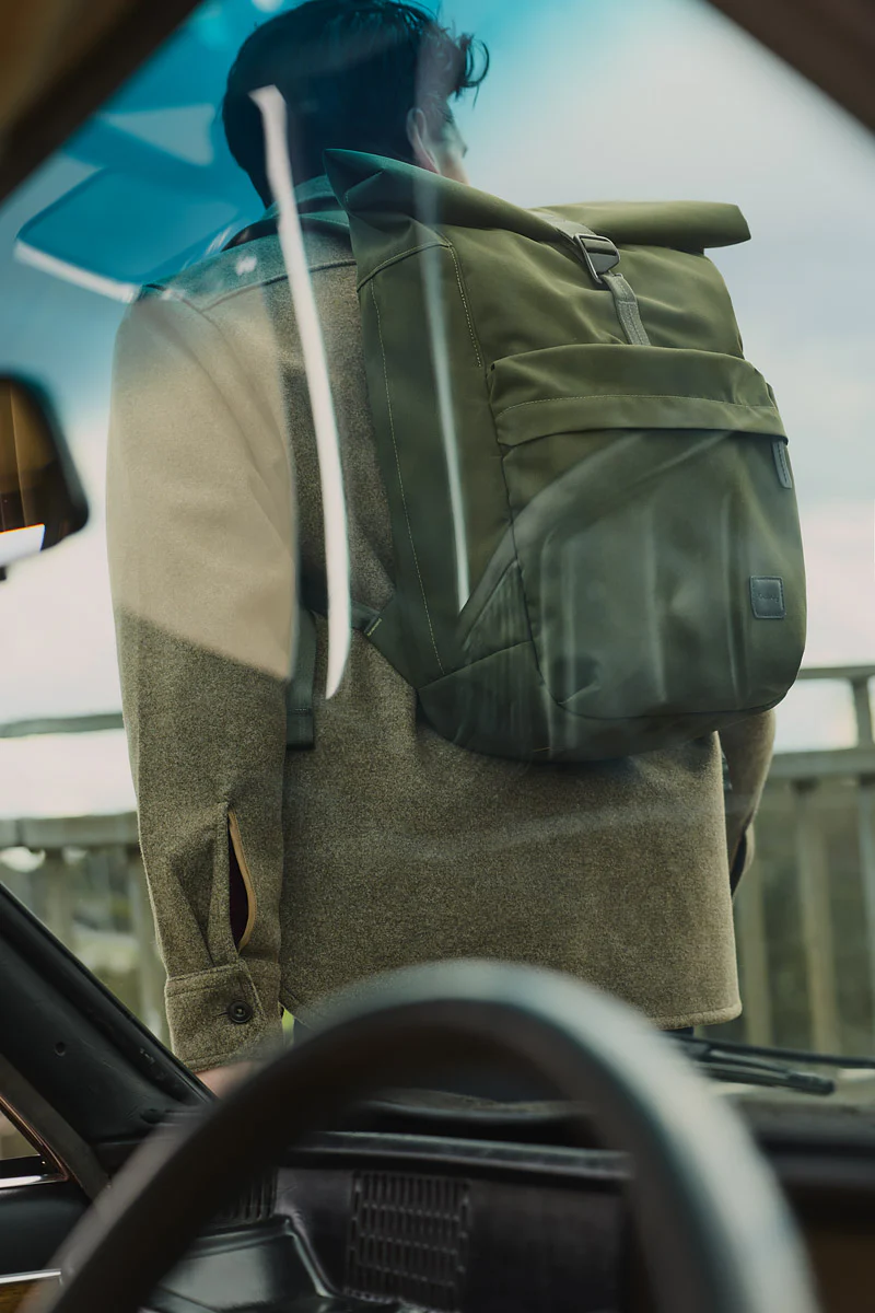 Classic Rolltop Backpack - Black - Image 4
