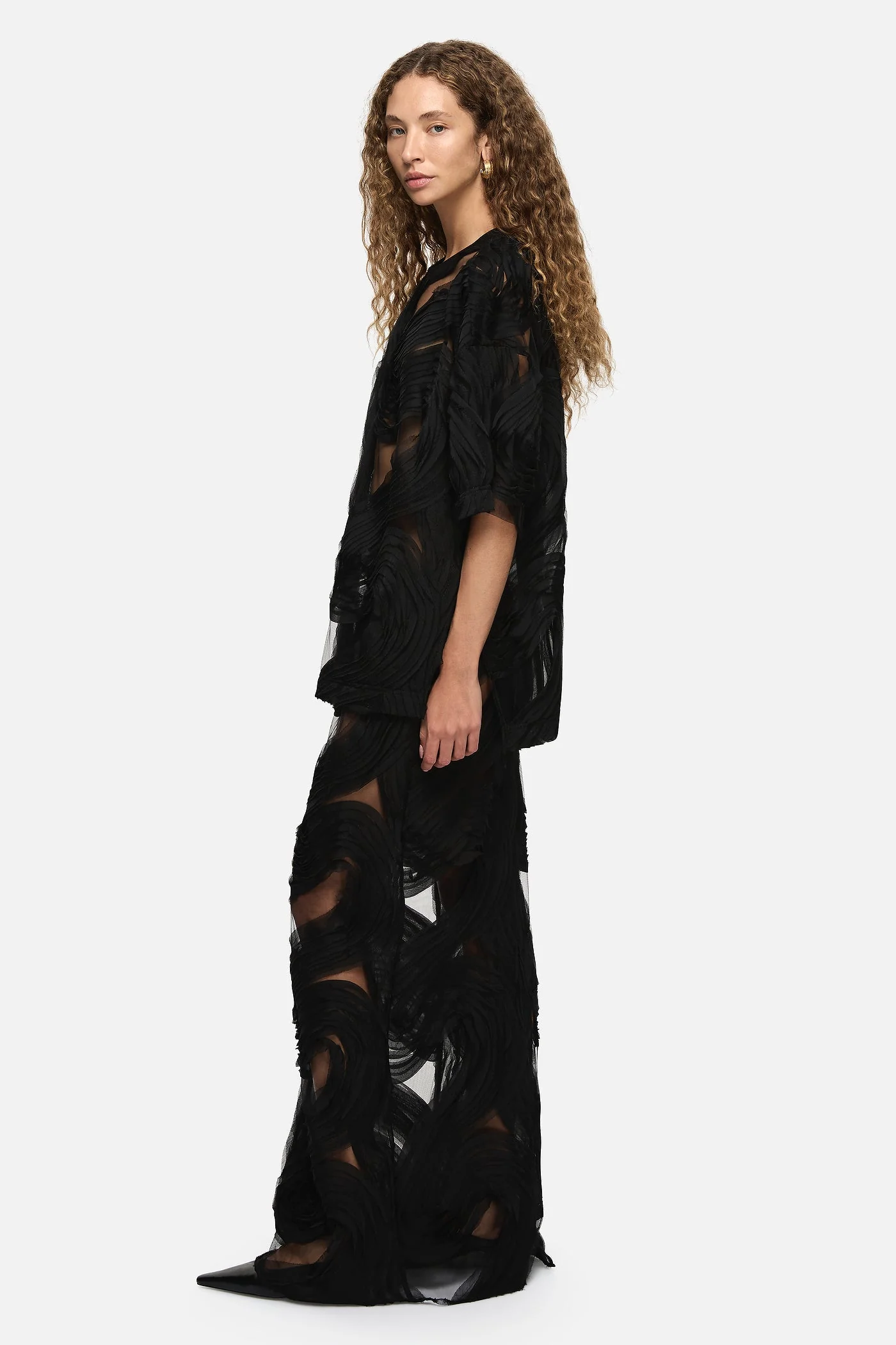 Delmare Top - Black - Image 4