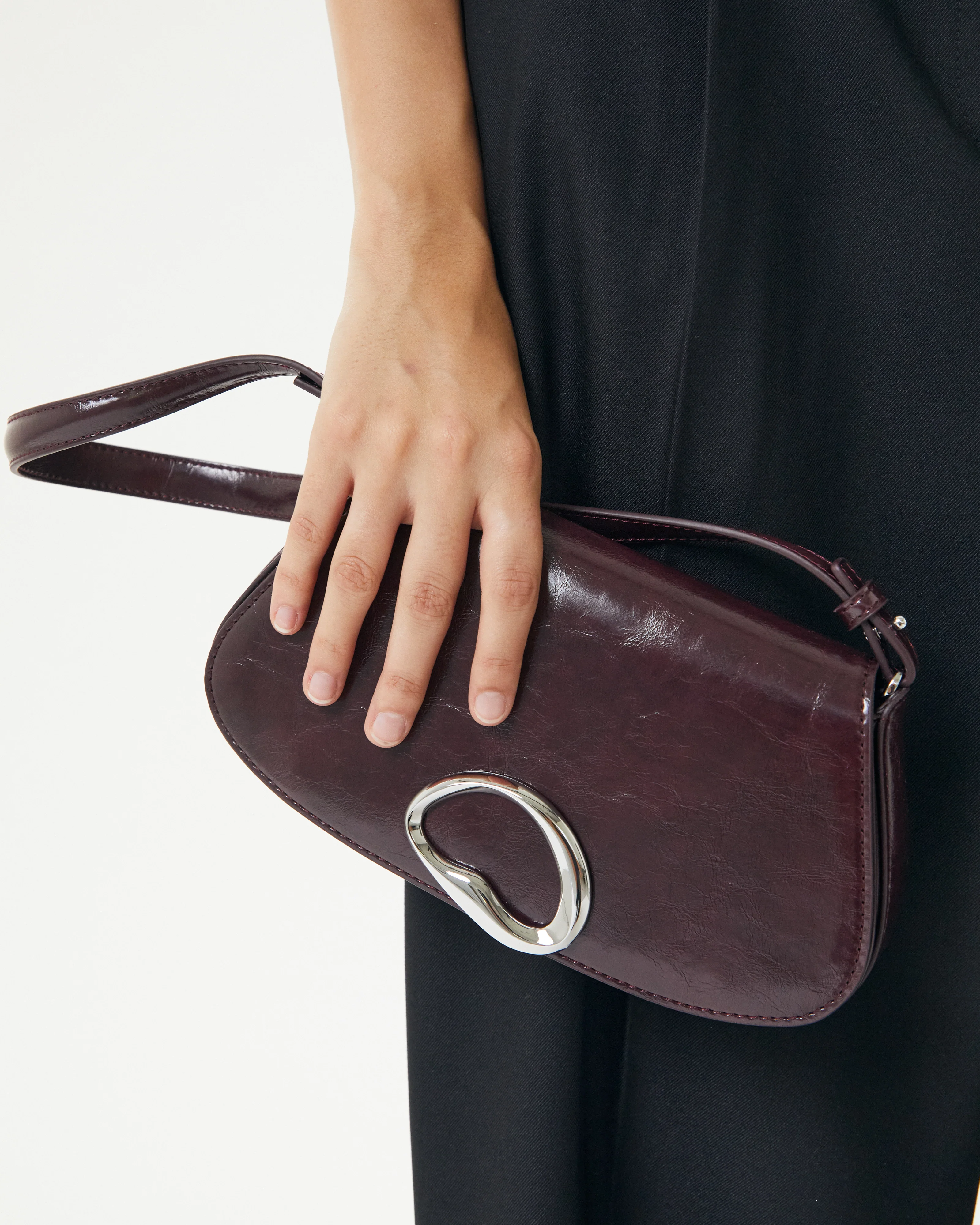 Eden Crossbody Bag - Bordeaux - Image 5