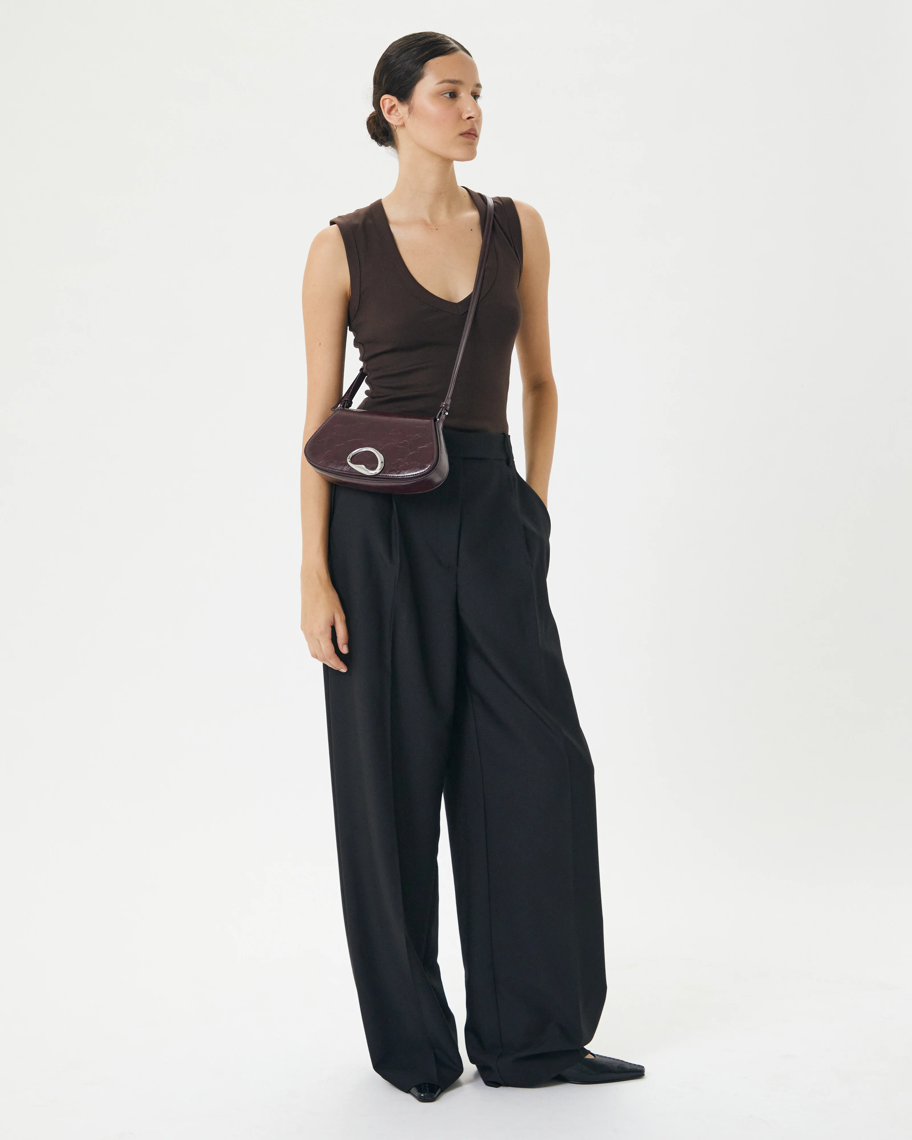 Eden Crossbody Bag - Bordeaux - Image 6