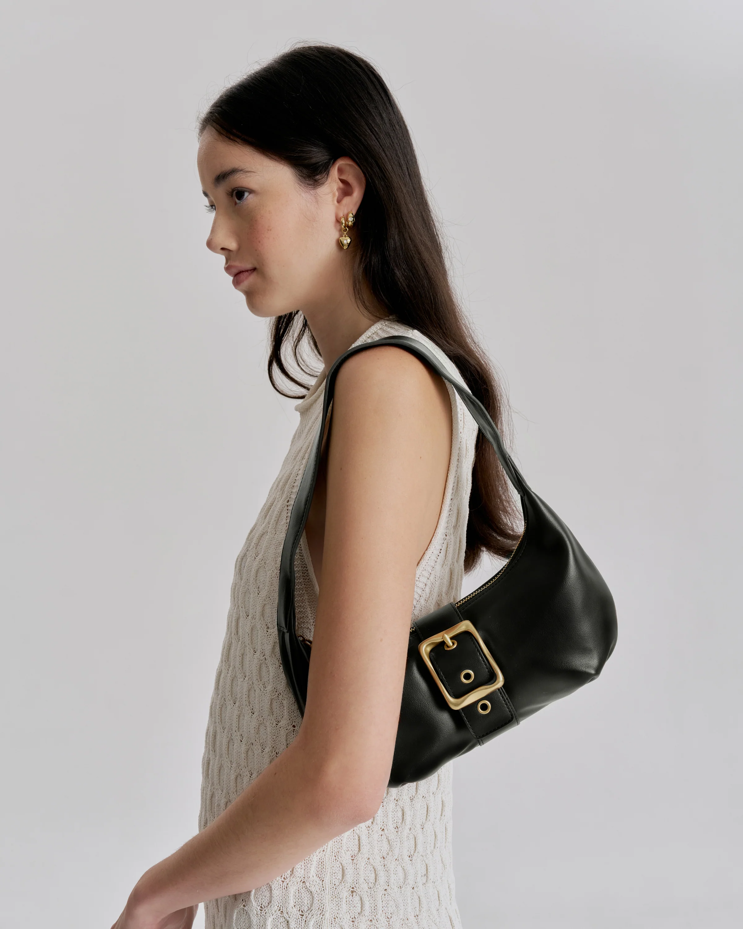 Everyday Baguette Bag - Black - Image 2
