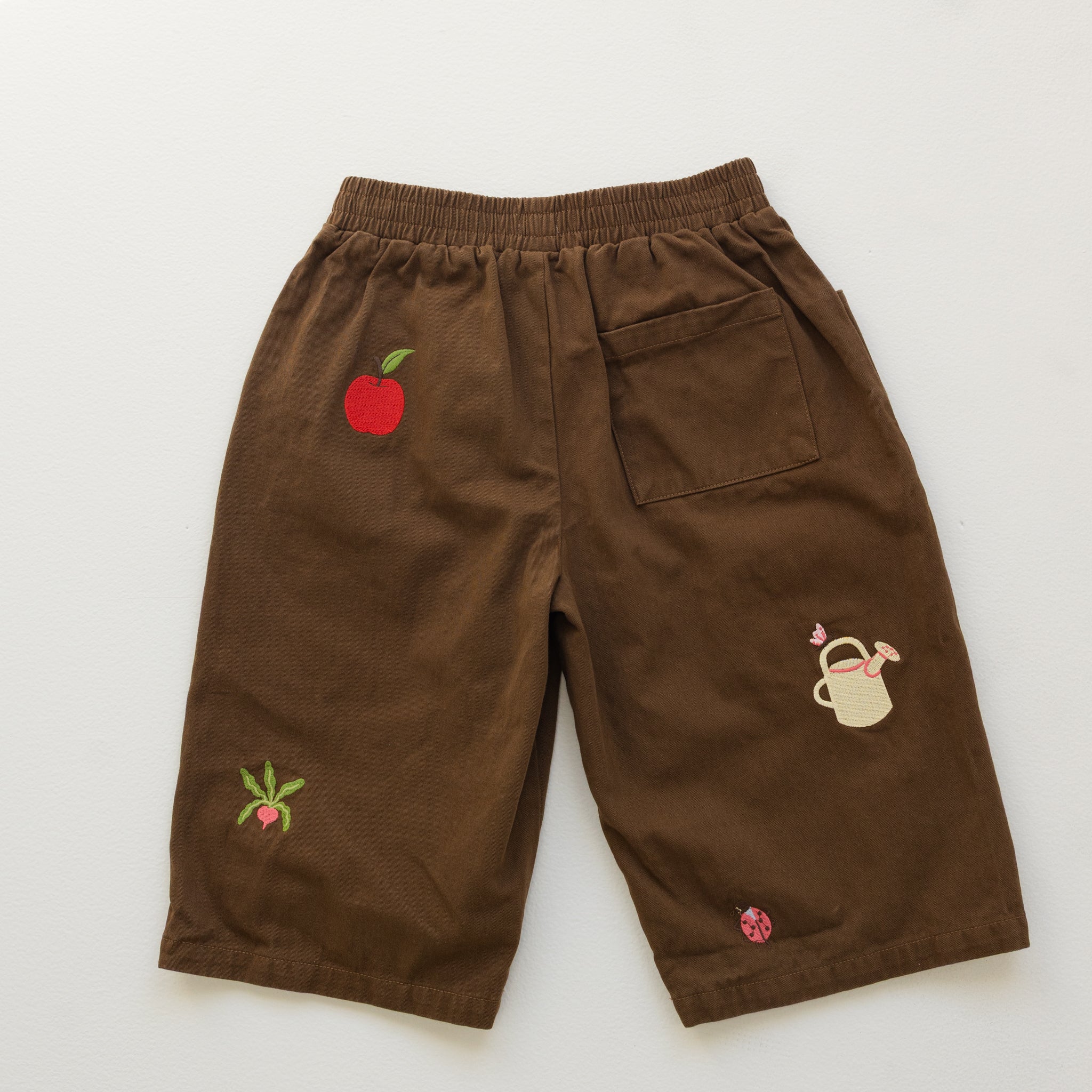 Cropped Cargo Pants - Chocolate - Image 8
