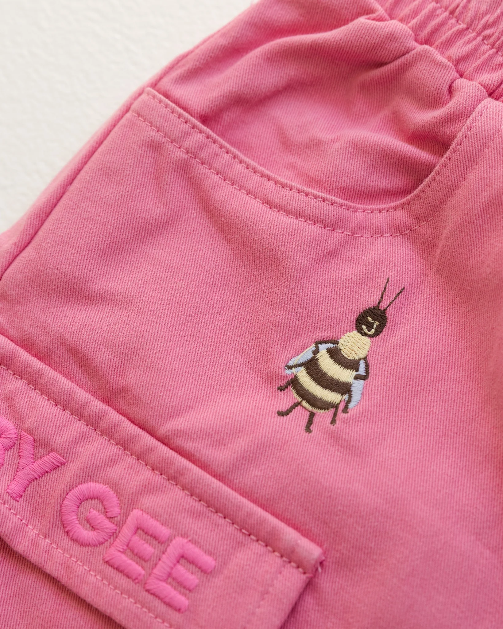 Cropped Cargo Pants - Peony - Image 6
