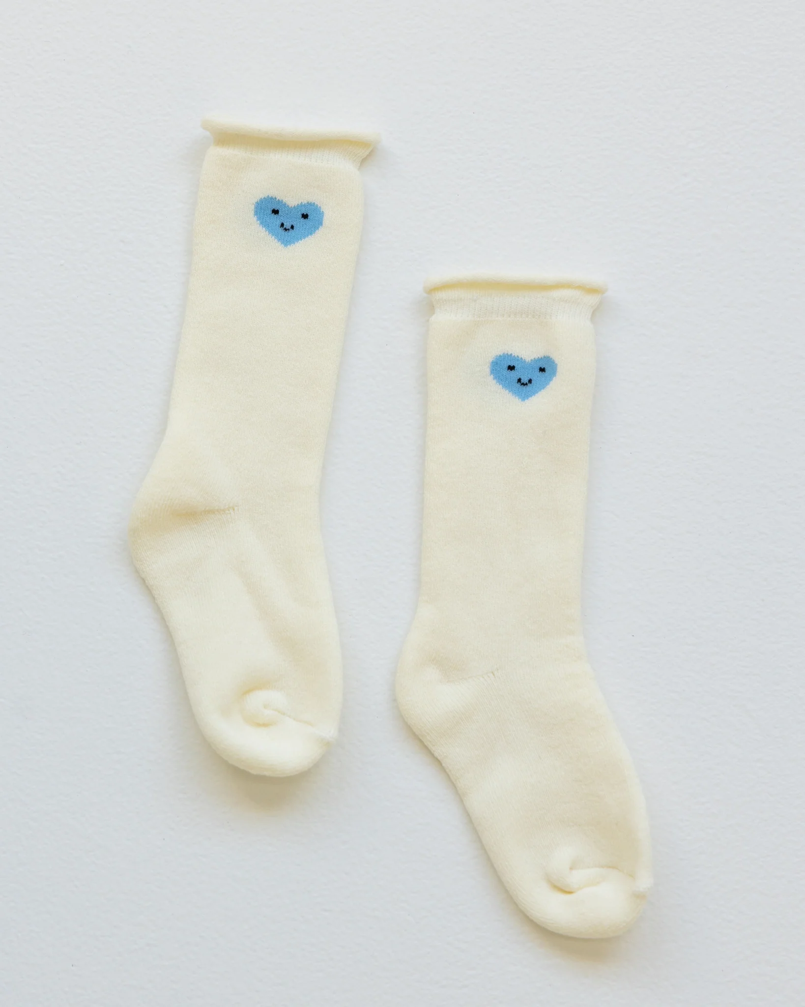 Mini Slouch Socks - Blue Heart