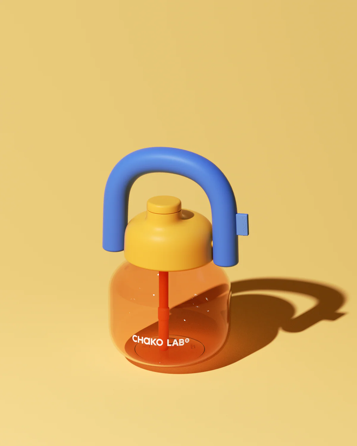 Linlin Kettle Water Bottle - Yellow & Blue - Image 5
