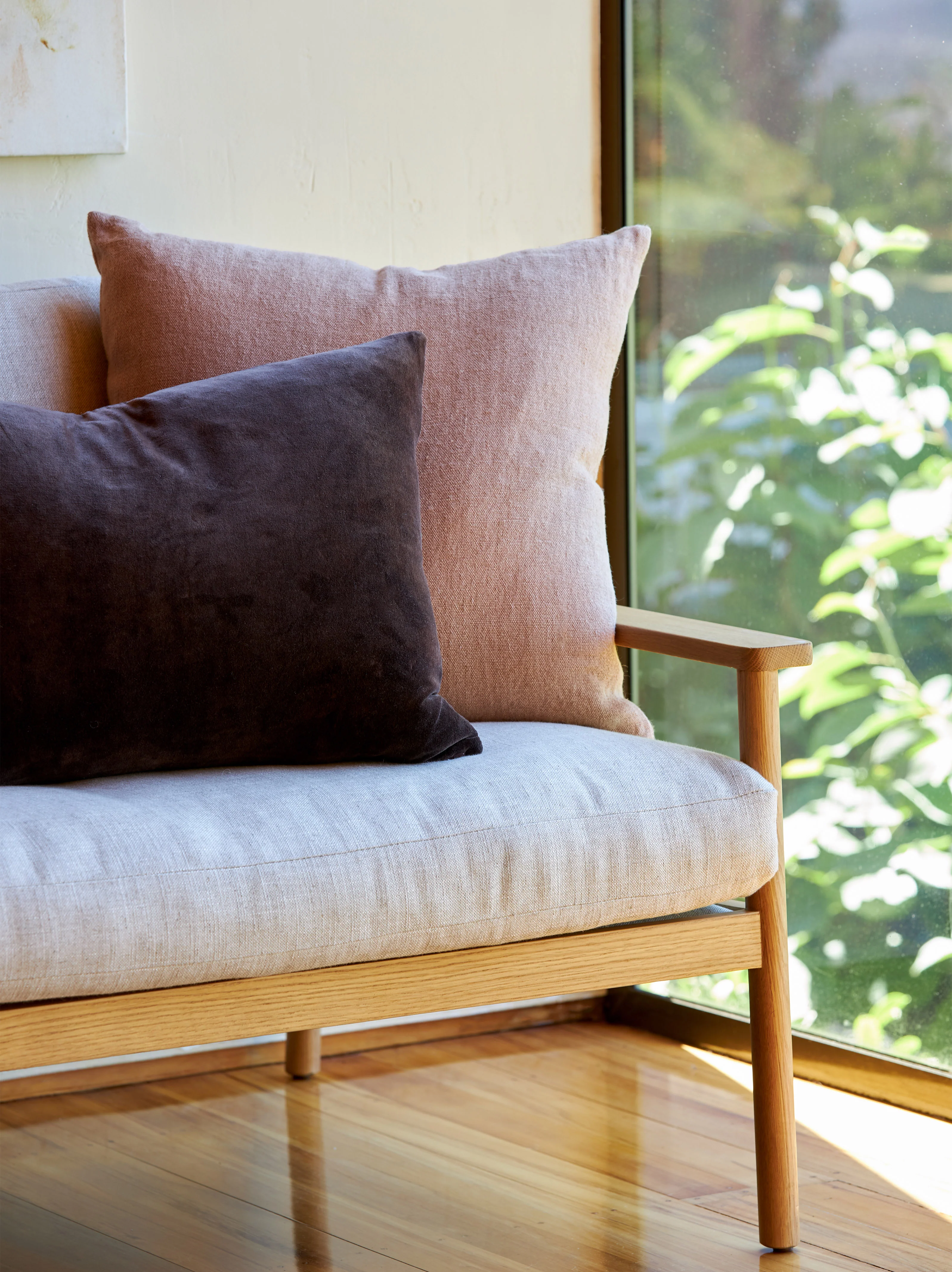 Cotton Velvet Cushion Cover - Henna - Image 3