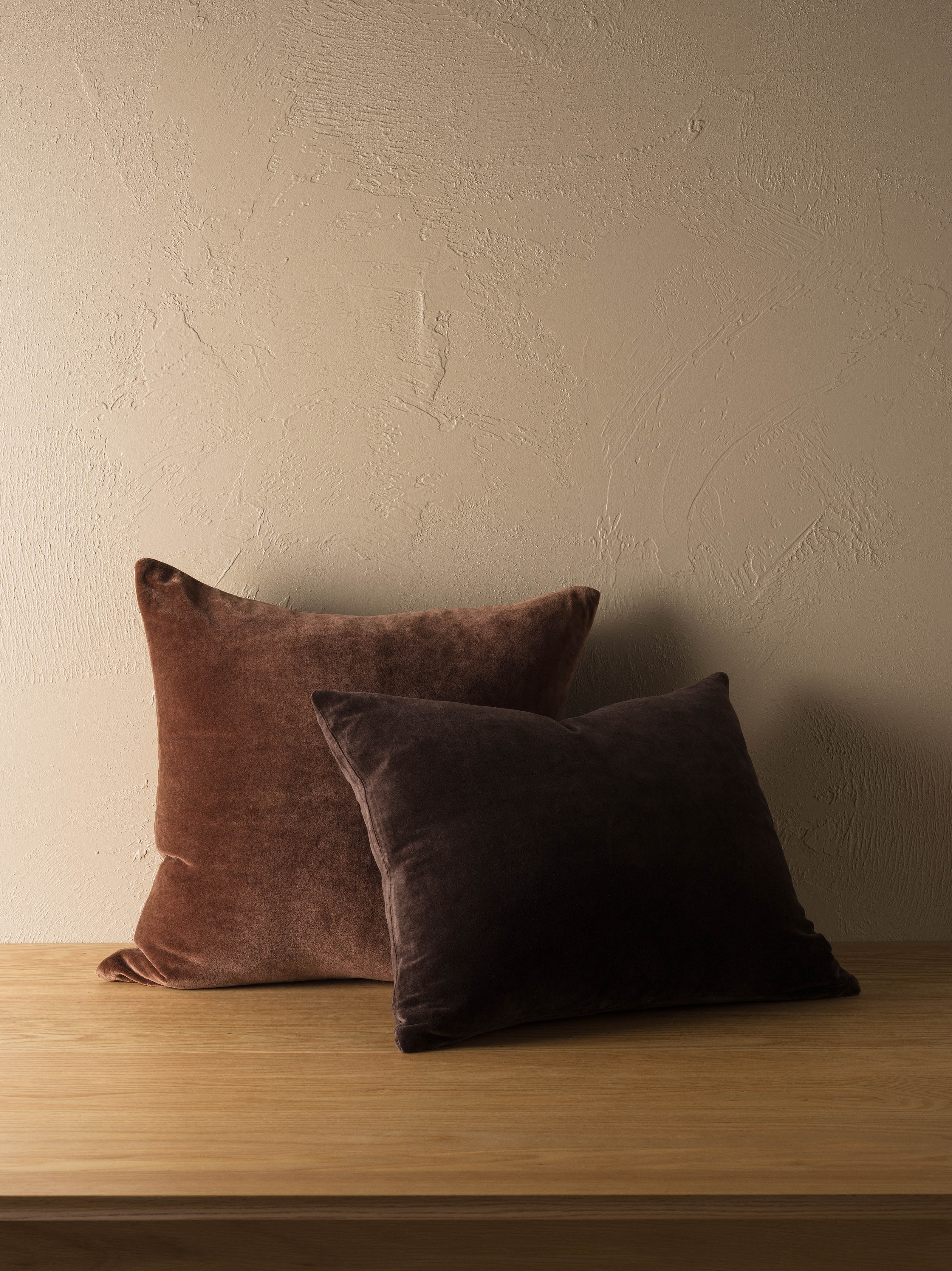 Cotton Velvet Cushion Cover - Henna - Image 4