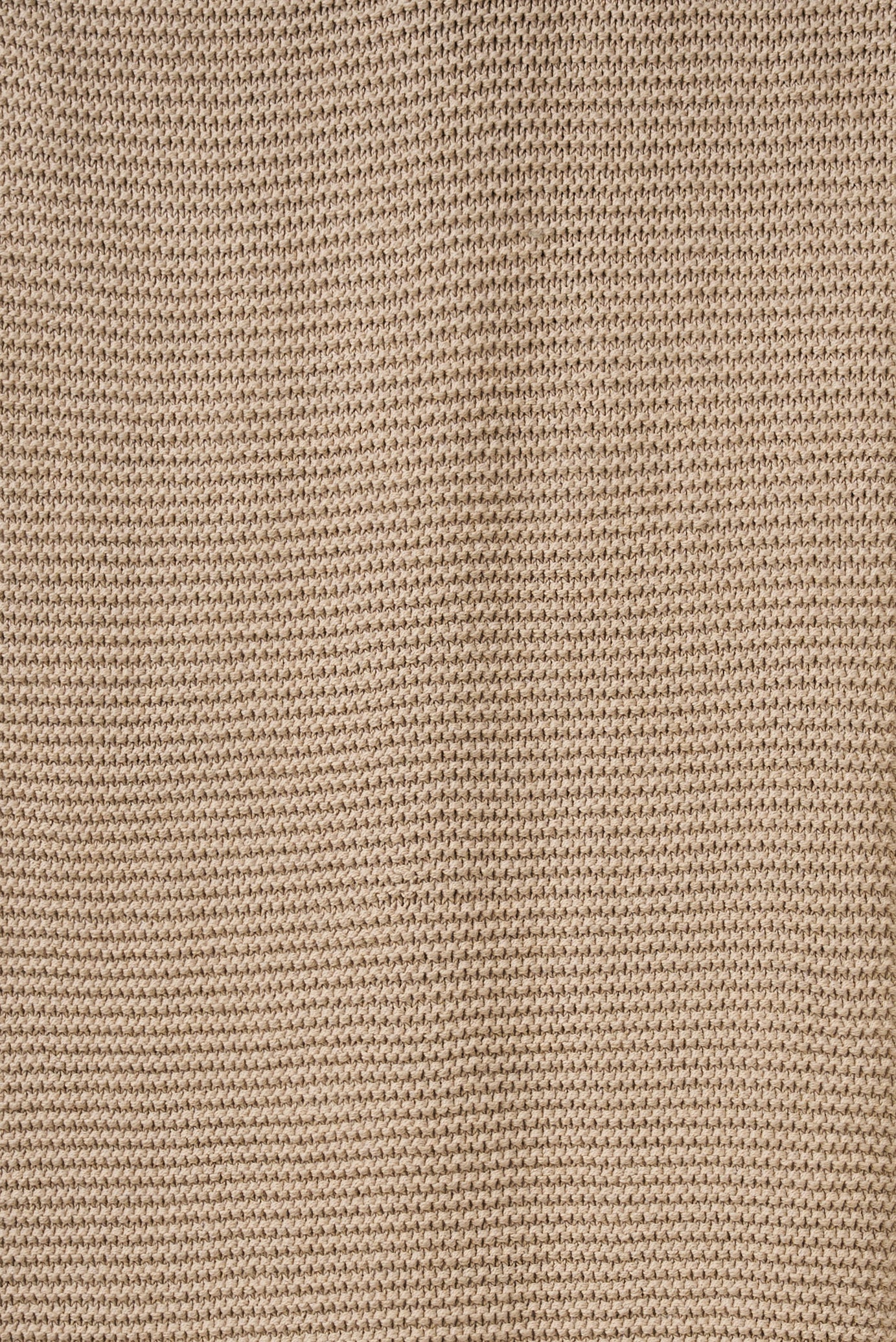 Purl Knit Throw - Beige - Image 7