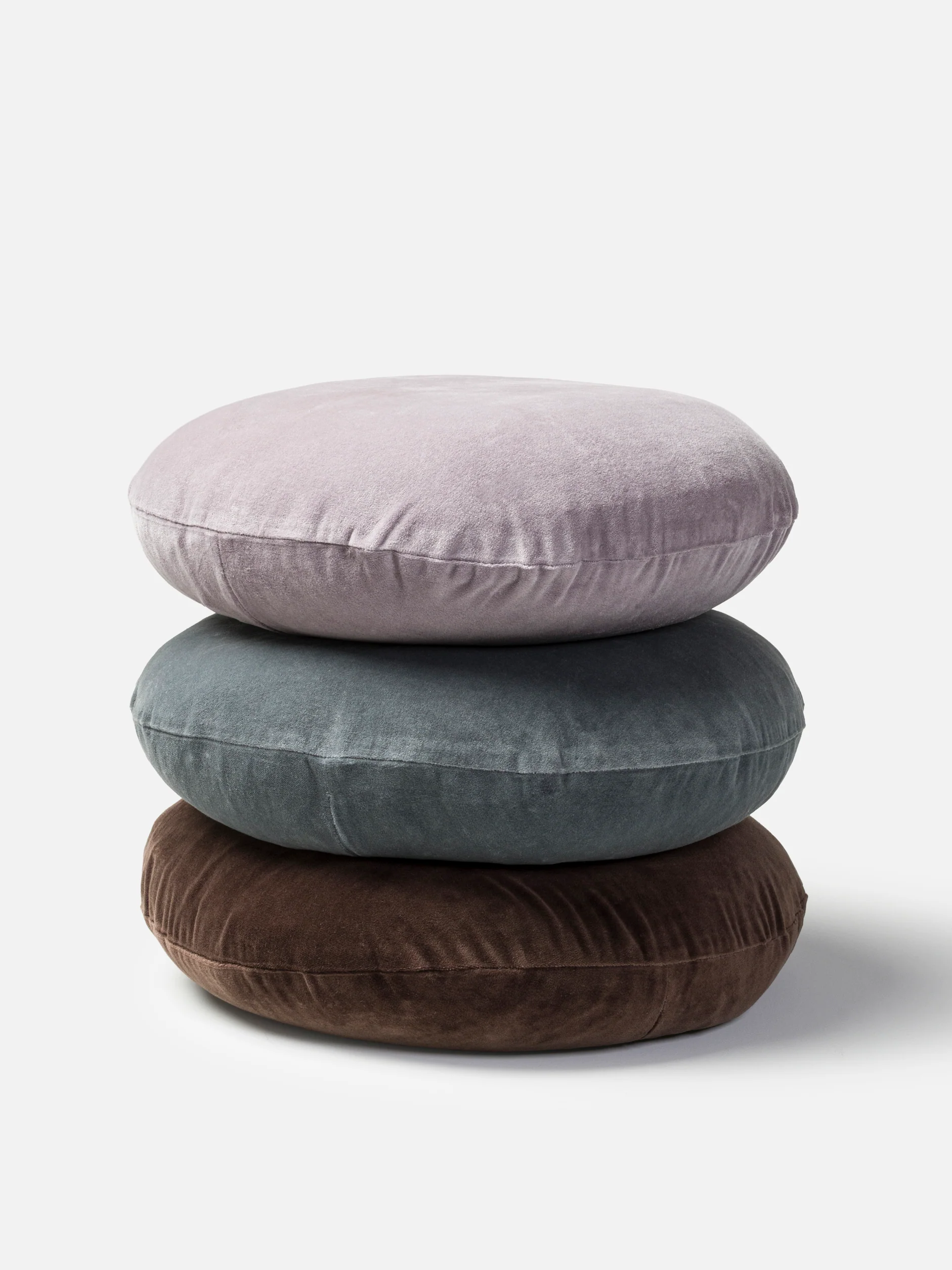 Cotton Velvet Round Cushion Cover - Cod - Image 2