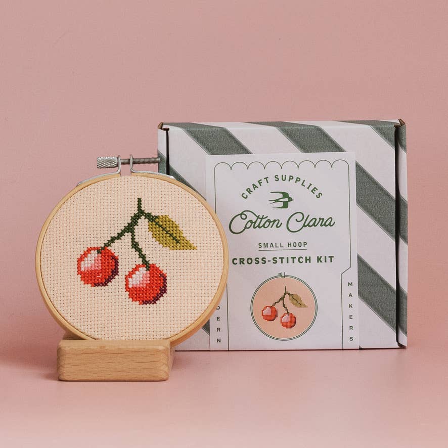 Cherry Cross Stitch Kit - Image 3