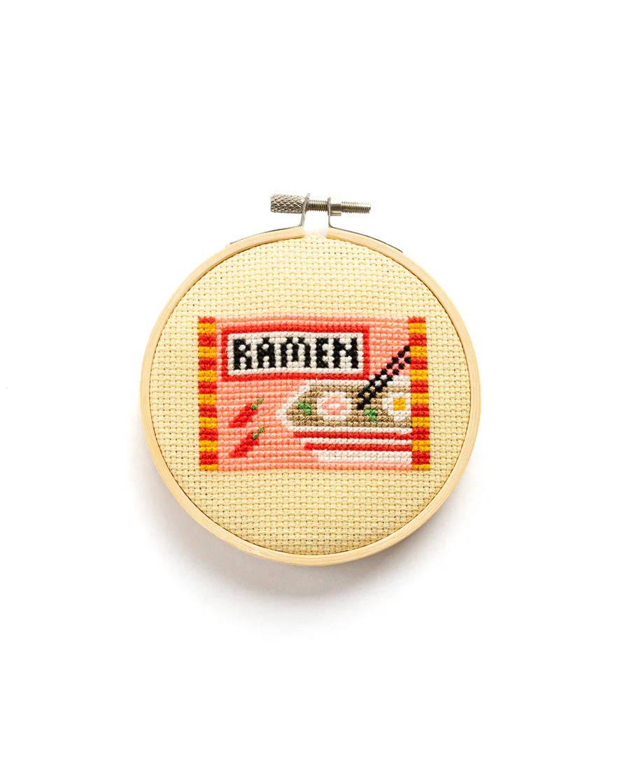 Ramen Cross Stitch Kit