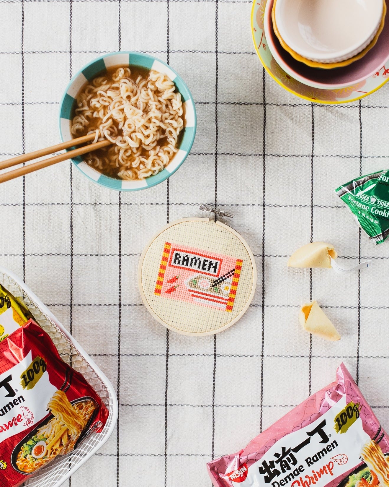 Ramen Cross Stitch Kit - Image 2