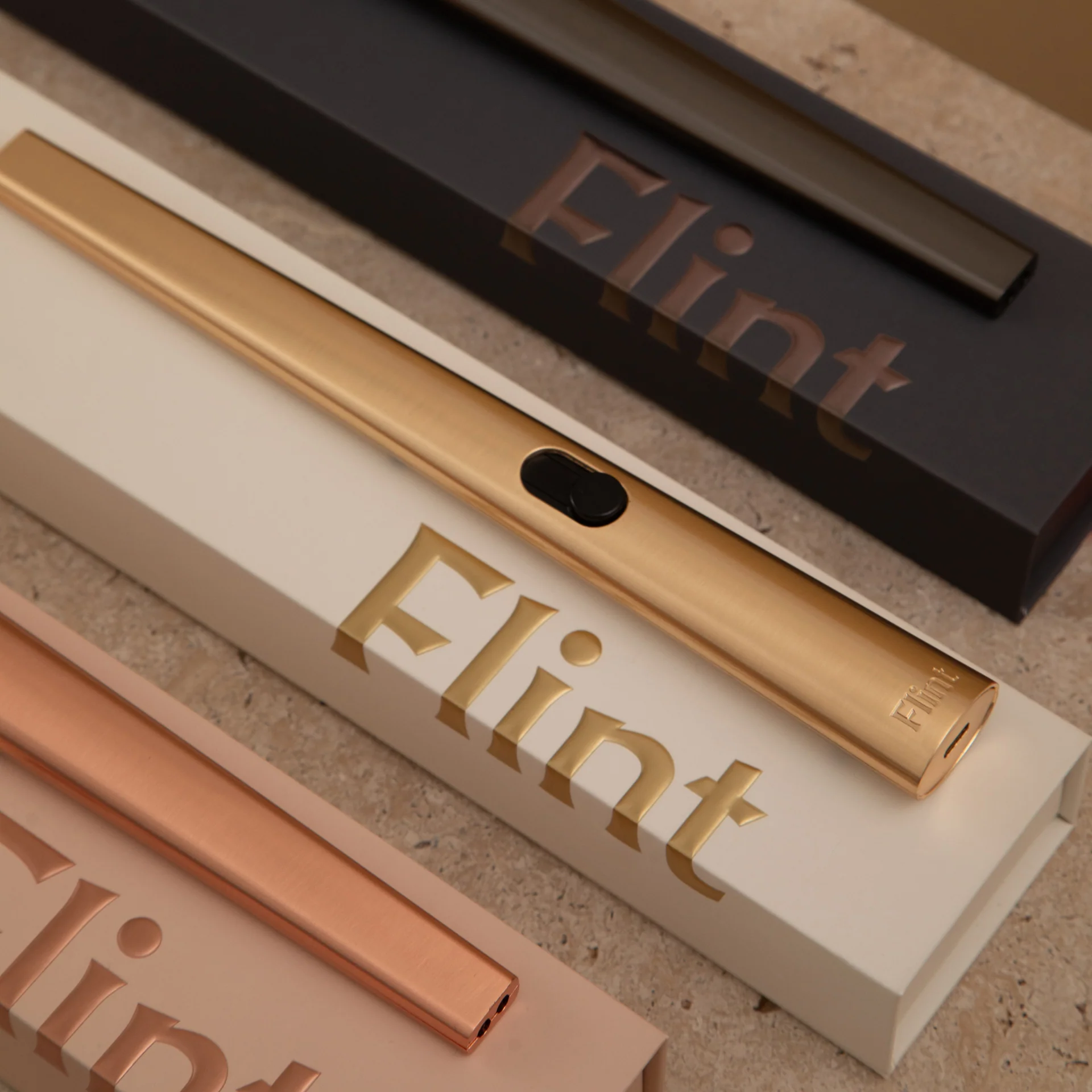 Rechargeable Lighter - Gold - Image 7