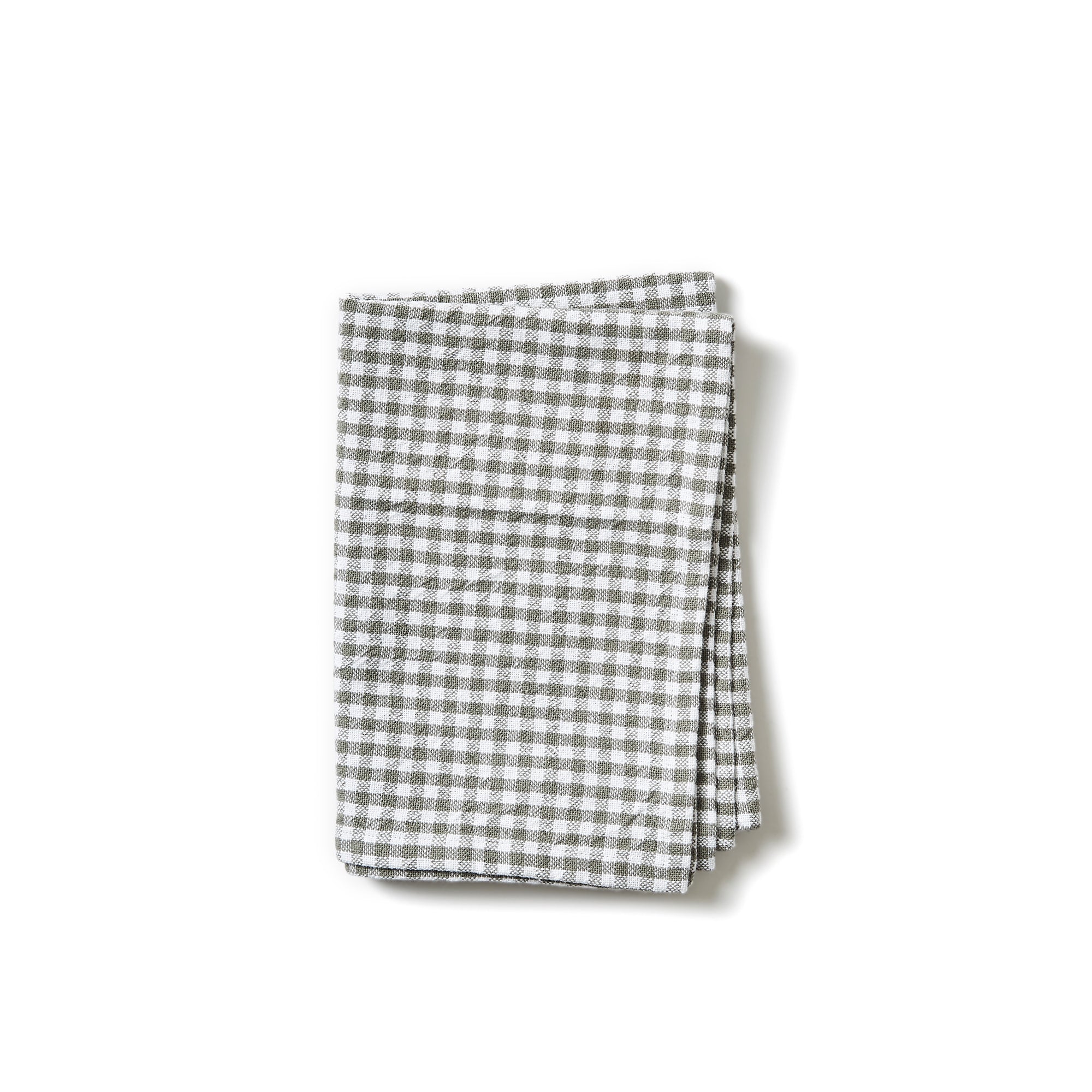 Gingham Tea Towel - Grey