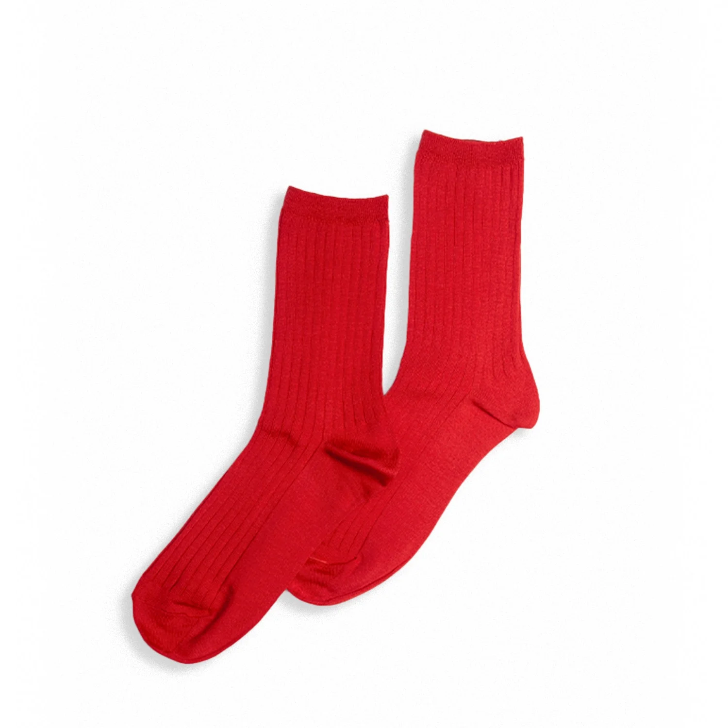 Half Crew Socks - Scarlet