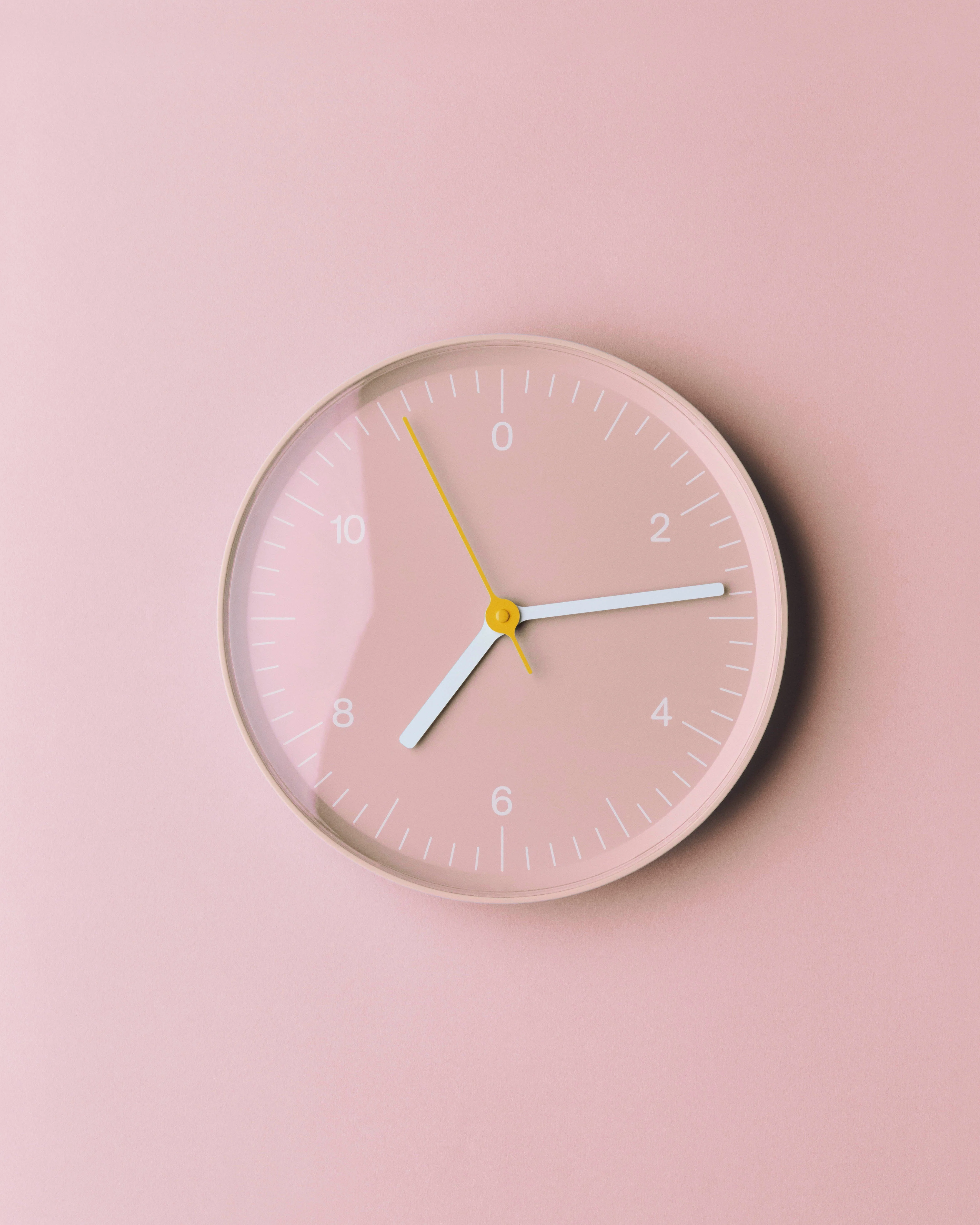 Wall Clock - Pink - Image 3