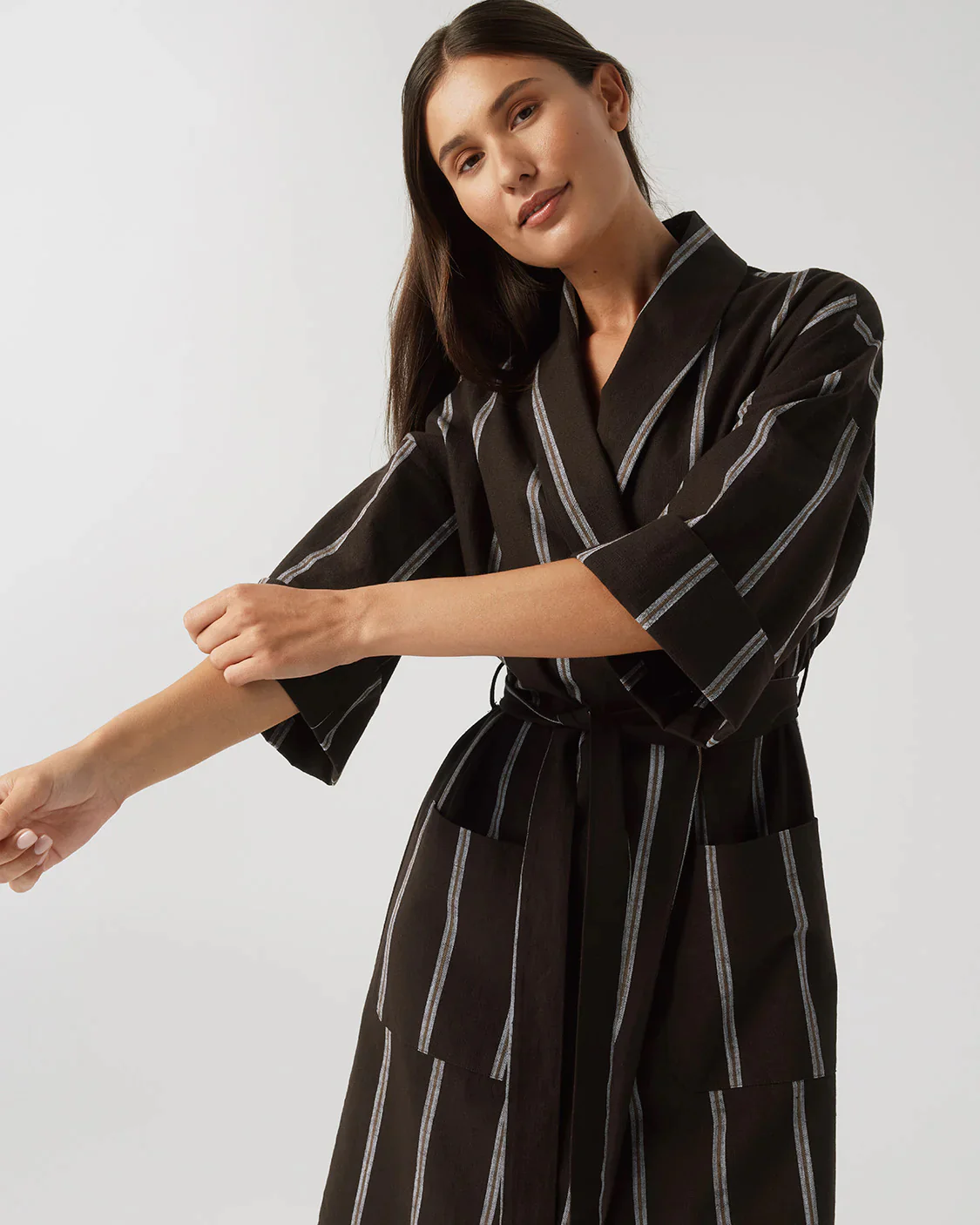 Chocolate Stripe Robe - Image 5