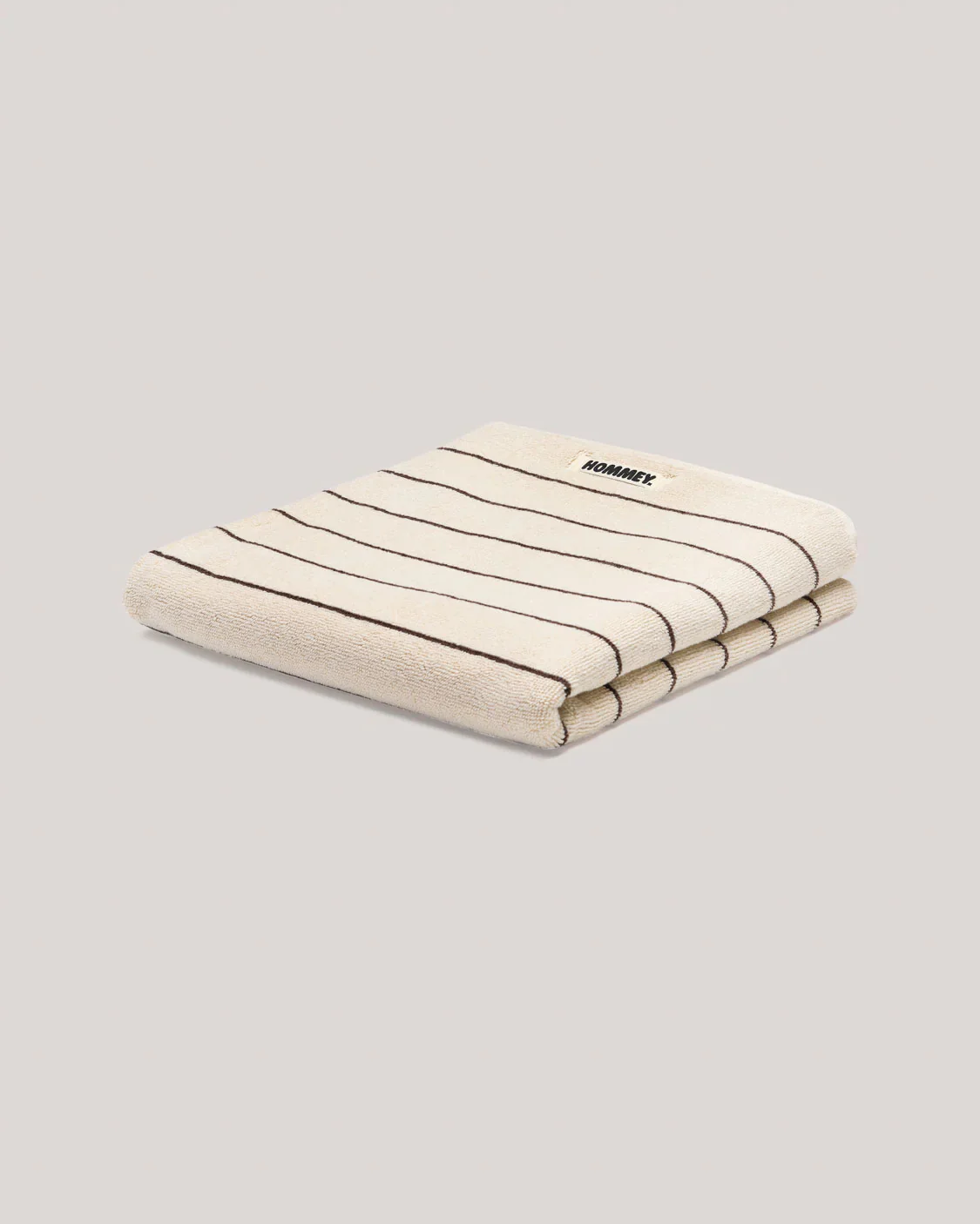 Cream Pinstripe Towels - Image 7