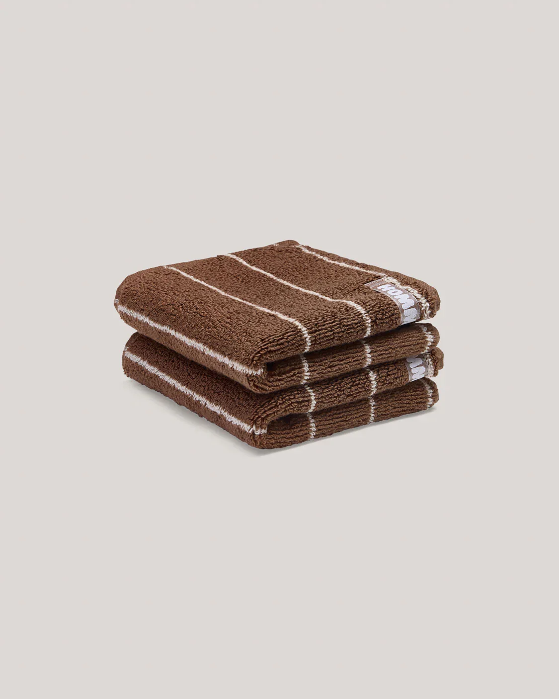 Hazelnut Pinstripe Towels - Image 8