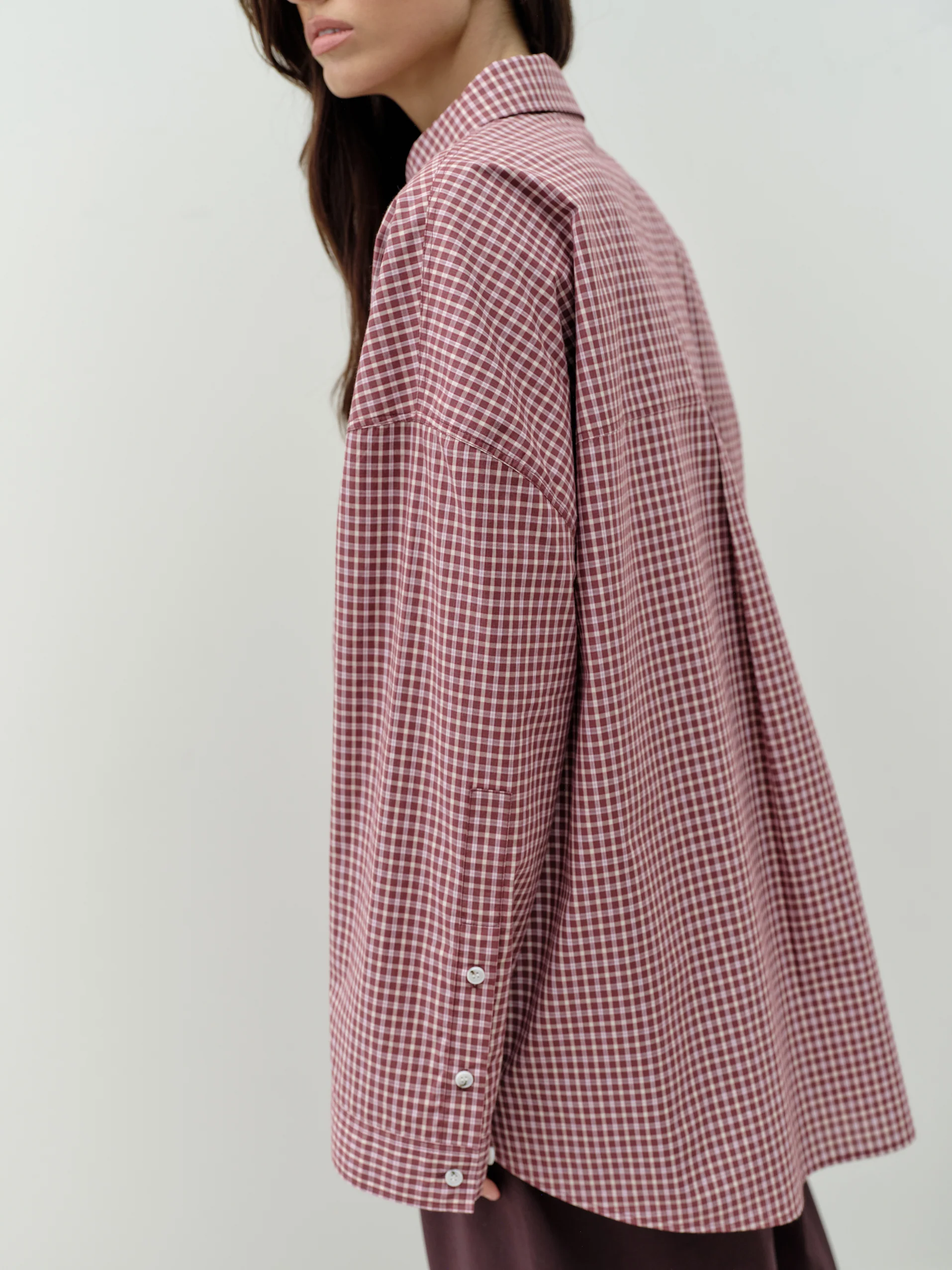 Owen Shirt - Port Wine Check - Image 4