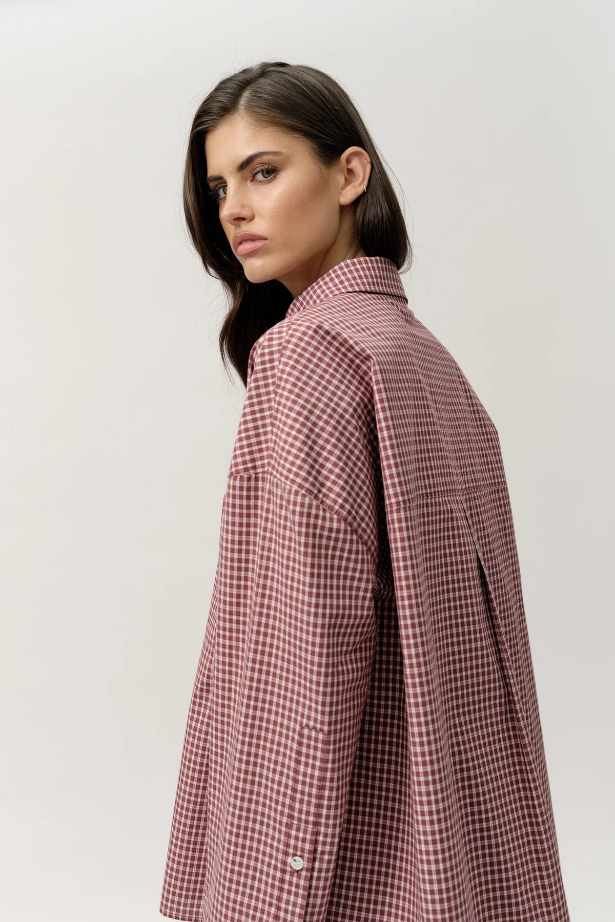 Owen Shirt - Port Wine Check - Image 9