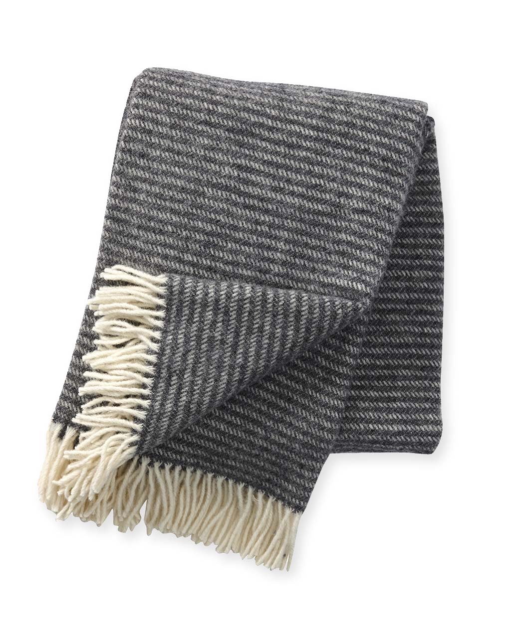 NZ Lambswool Throw - Ralph Dark Grey