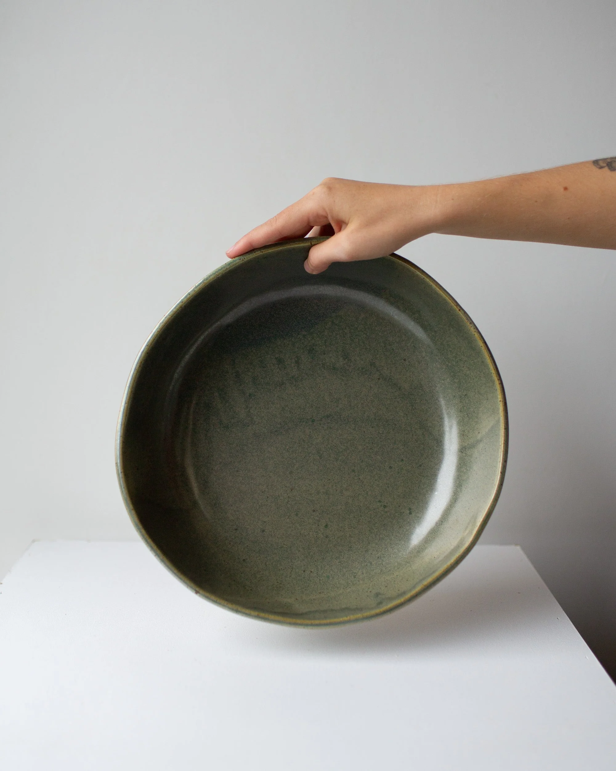 Large Serving Bowl - Kelp - Image 2