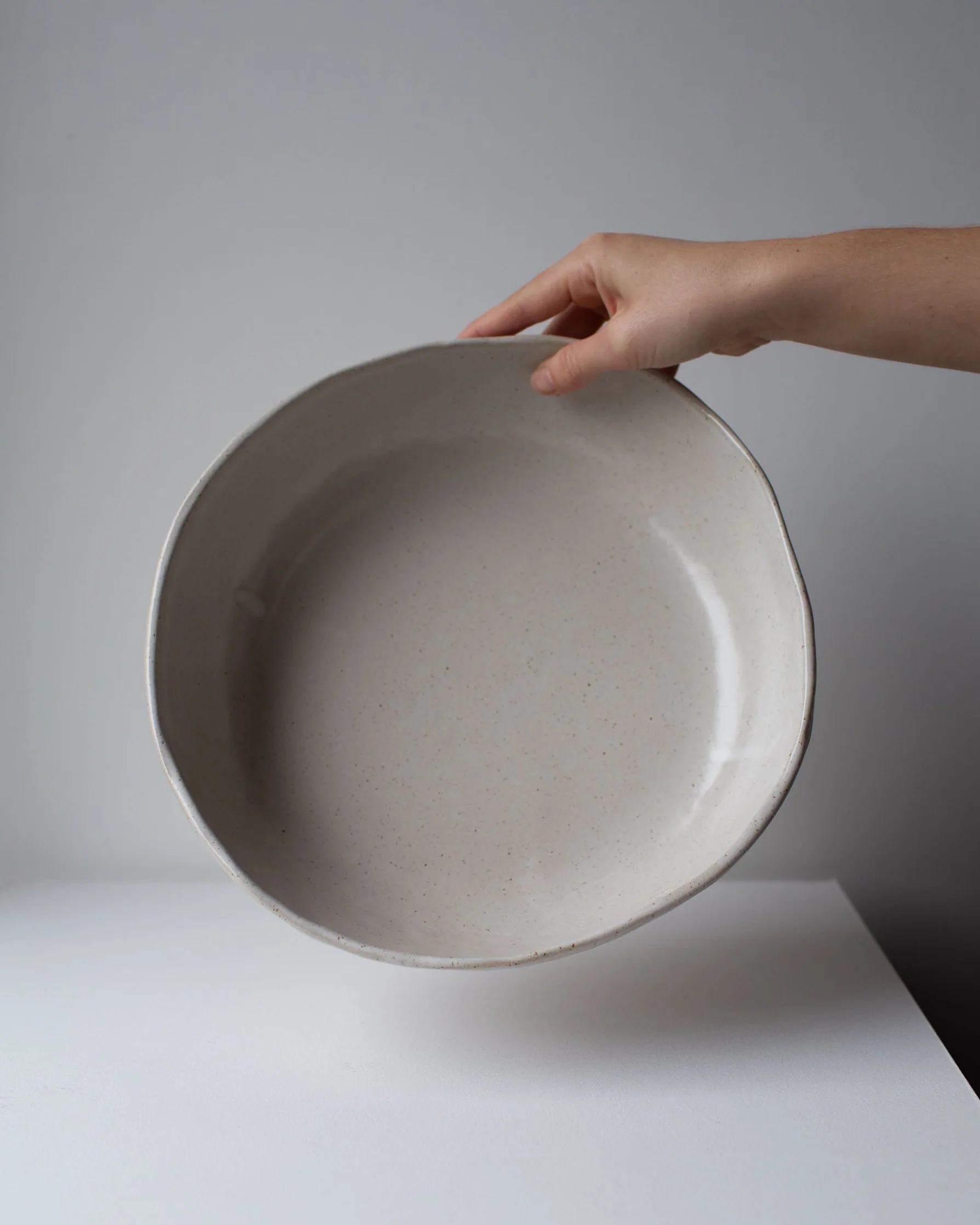 Large Serving Bowl - White - Image 2