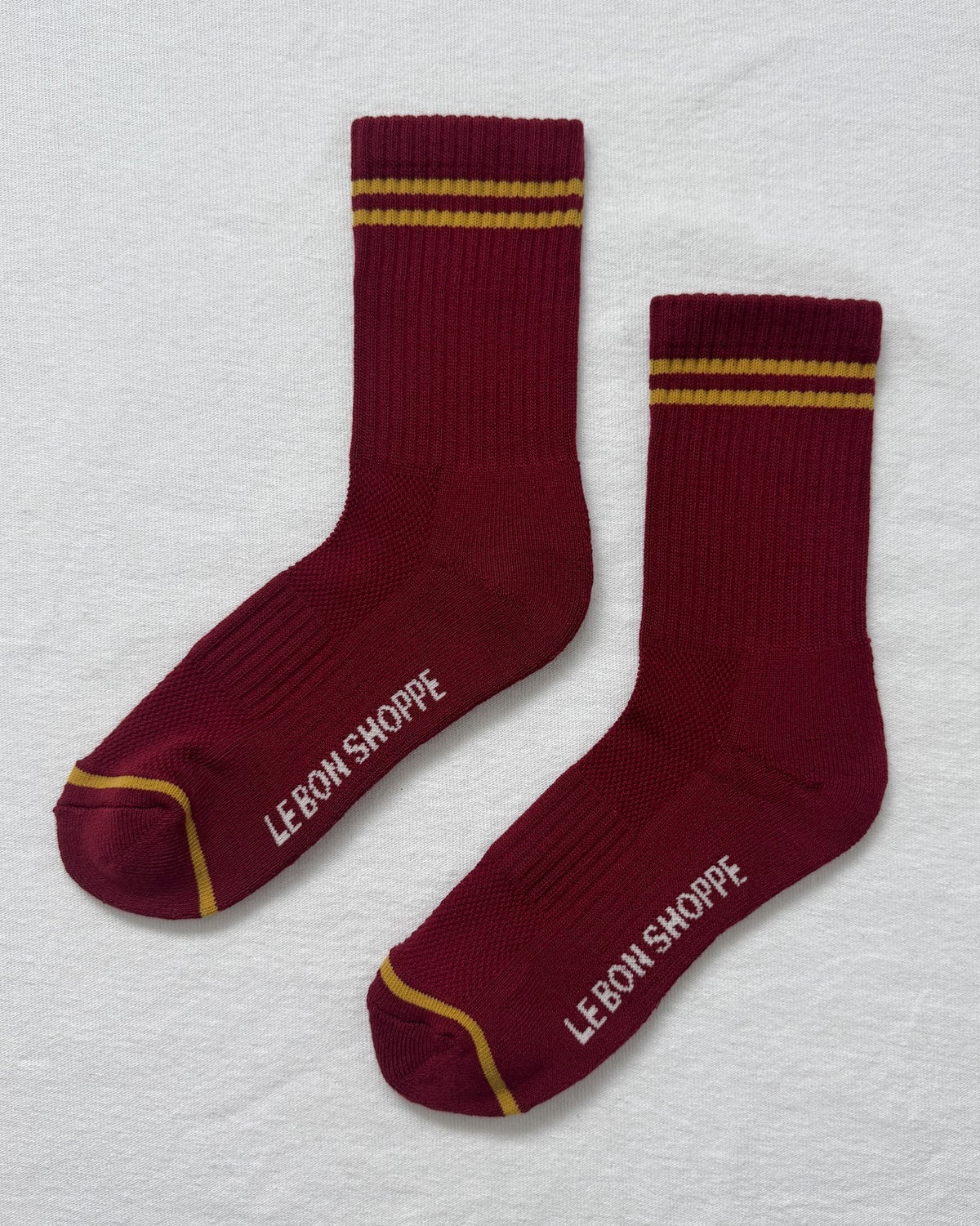 Boyfriend Socks - Cardinal