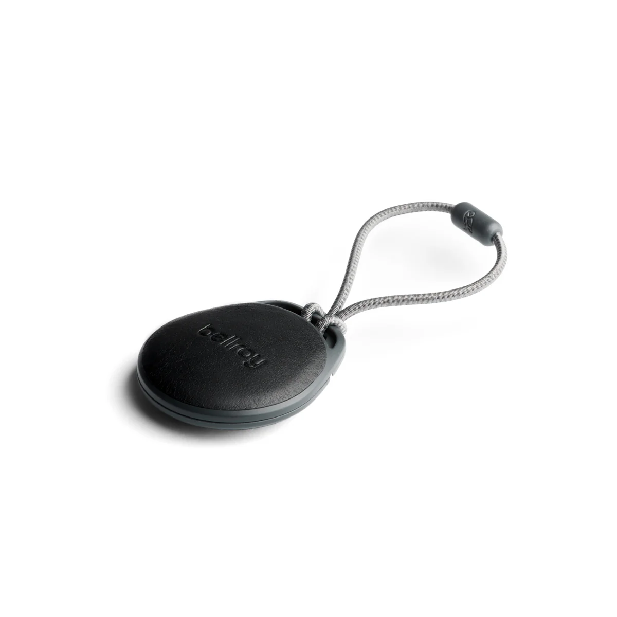 Leather AirTag Case - Black