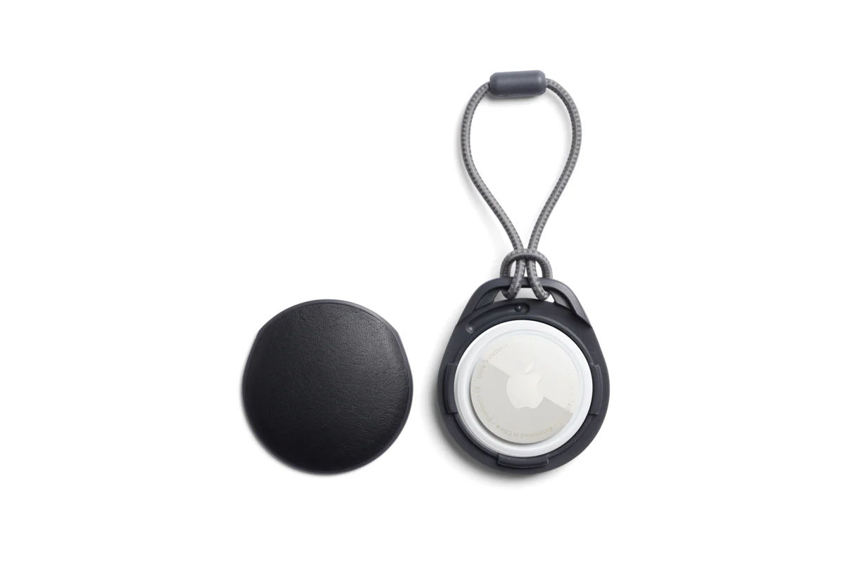 Leather AirTag Case - Black - Image 5