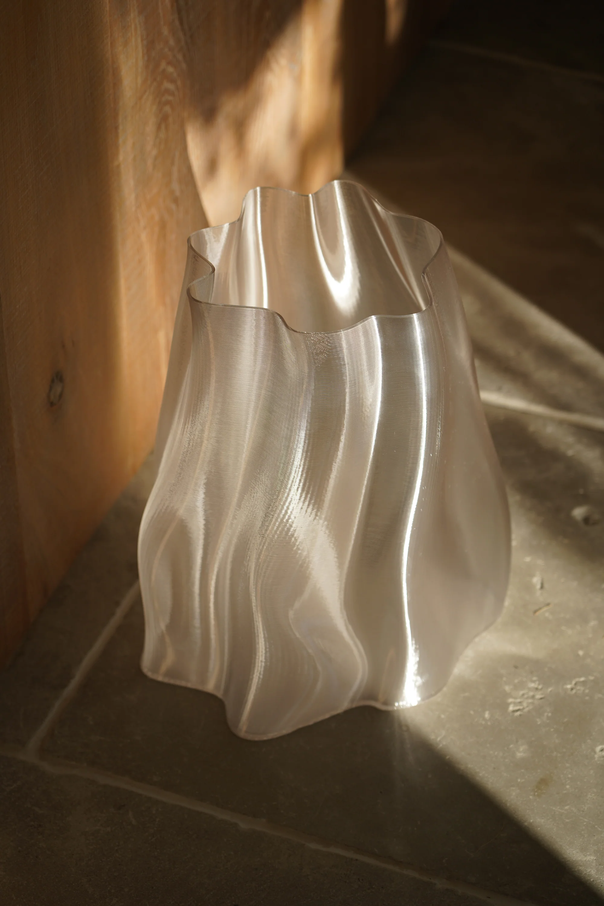 Lulu Waste Bin - Translucent Clear - Image 3