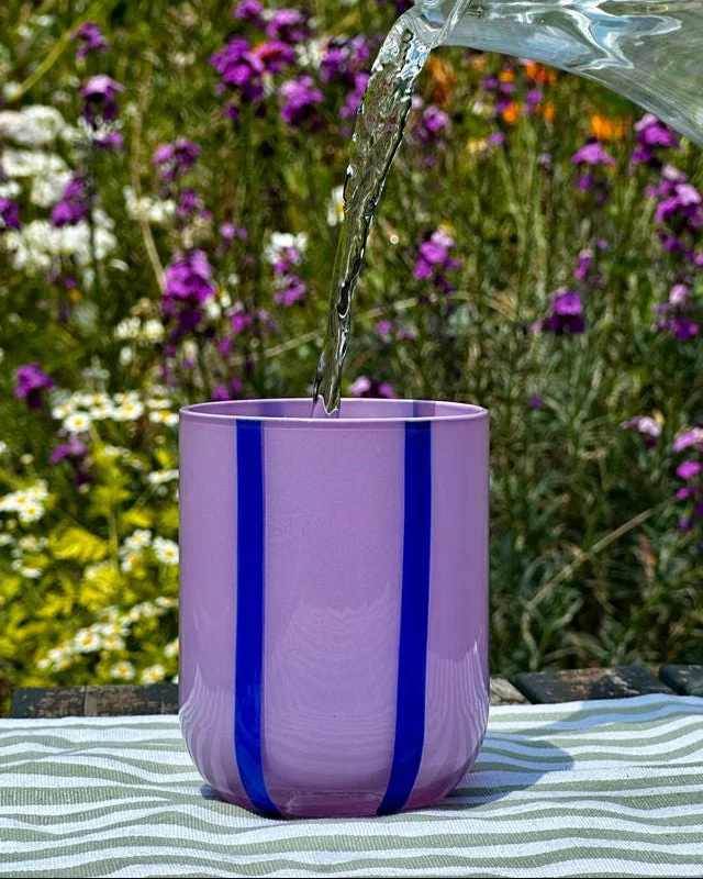 Atina Tumbler - Lilac & Navy - Image 2