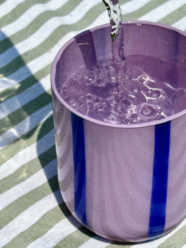 Atina Tumbler - Lilac & Navy - Image 3