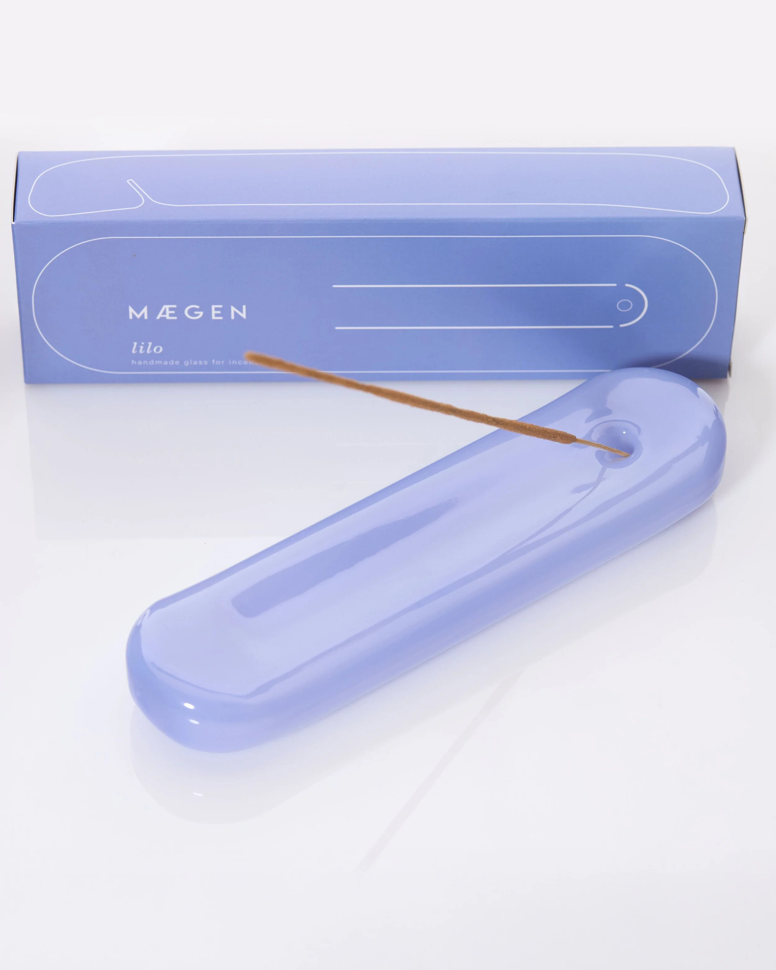 Lilo Incense Holder - Milky Blue - Image 2