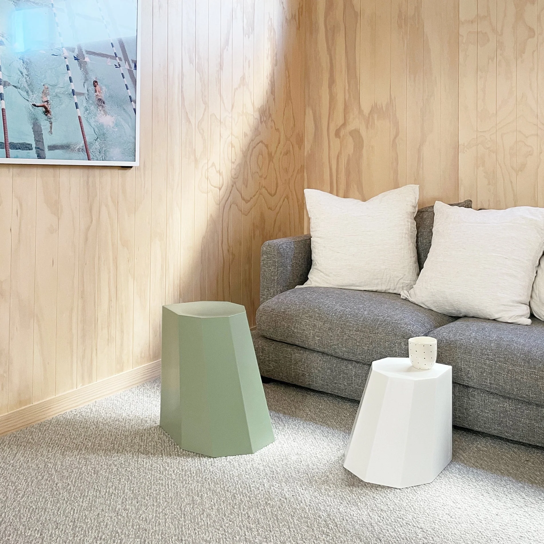 Mini Arnoldino Stool - White - Image 2