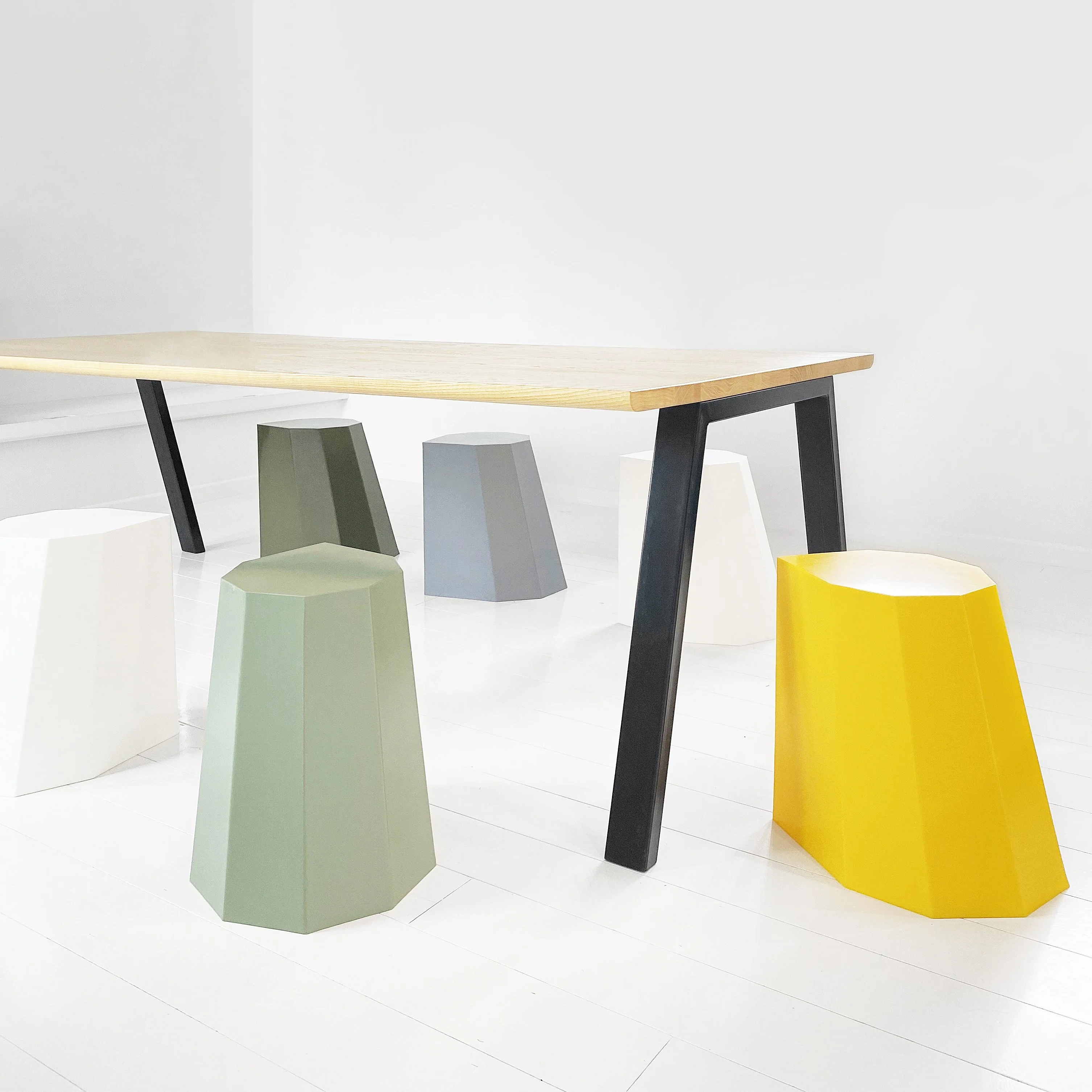 Martino Gamper - Arnold Circus Stool - Yellow - Image 3